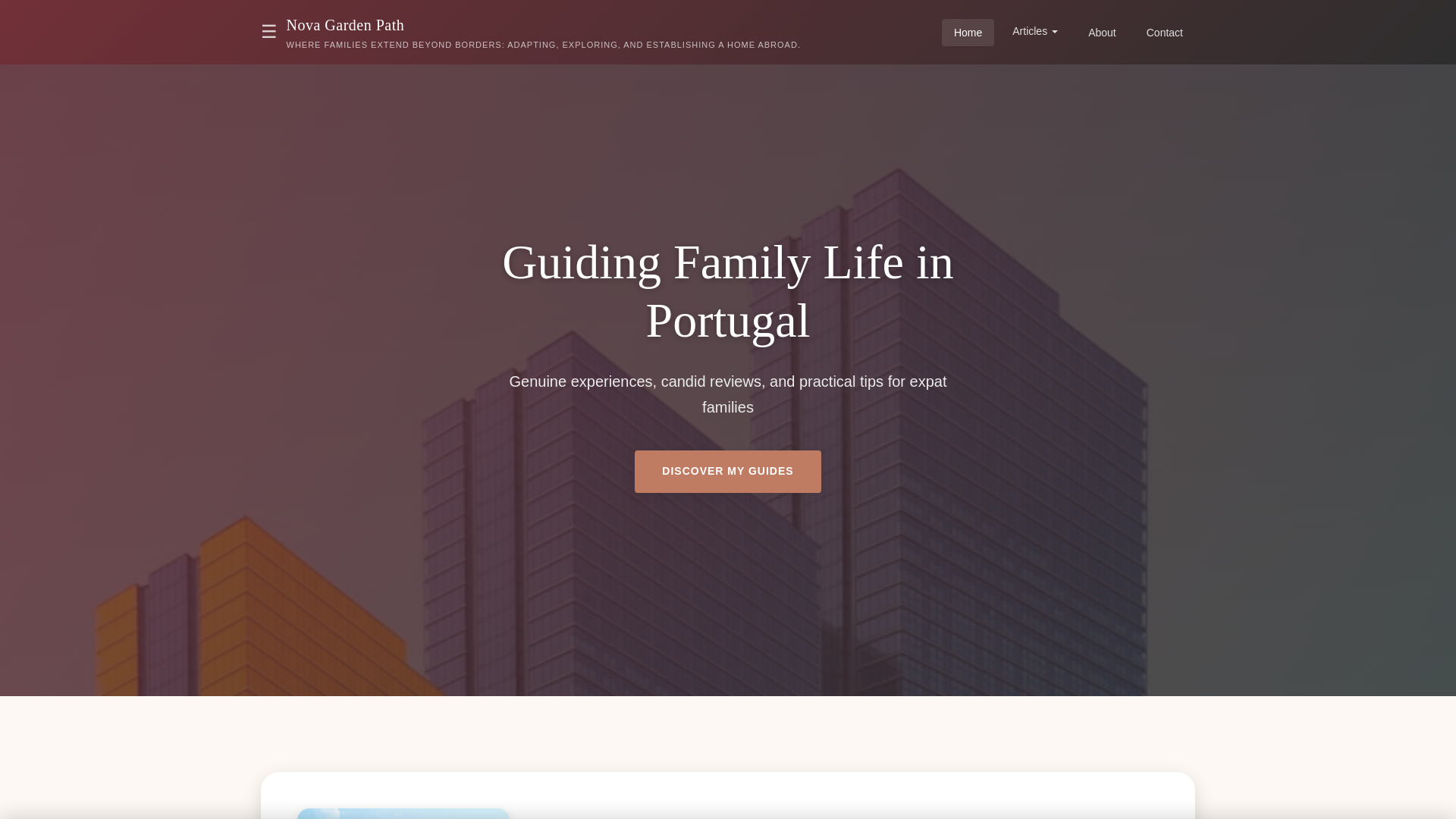 website screenshot of https://novagardenpath.xyz/