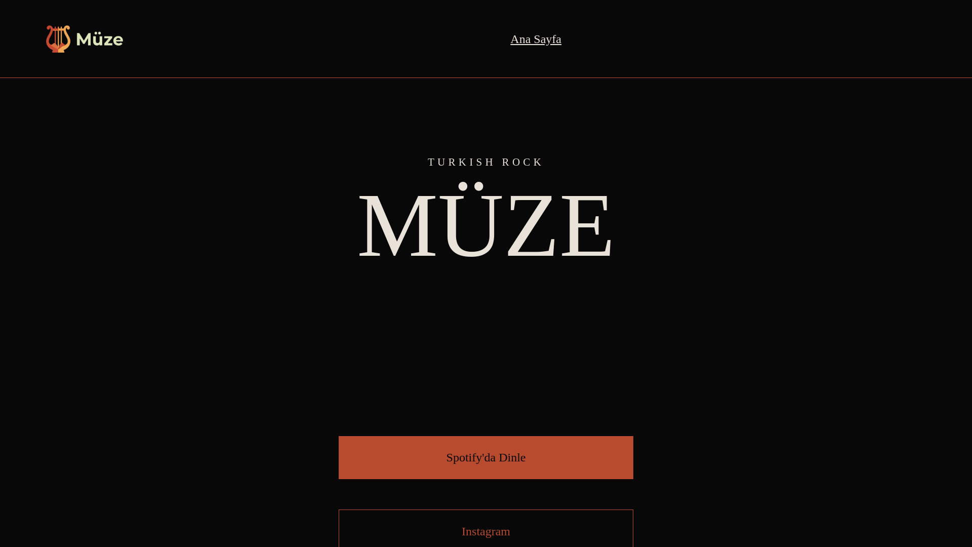 website screenshot of https://muzeband.biz/