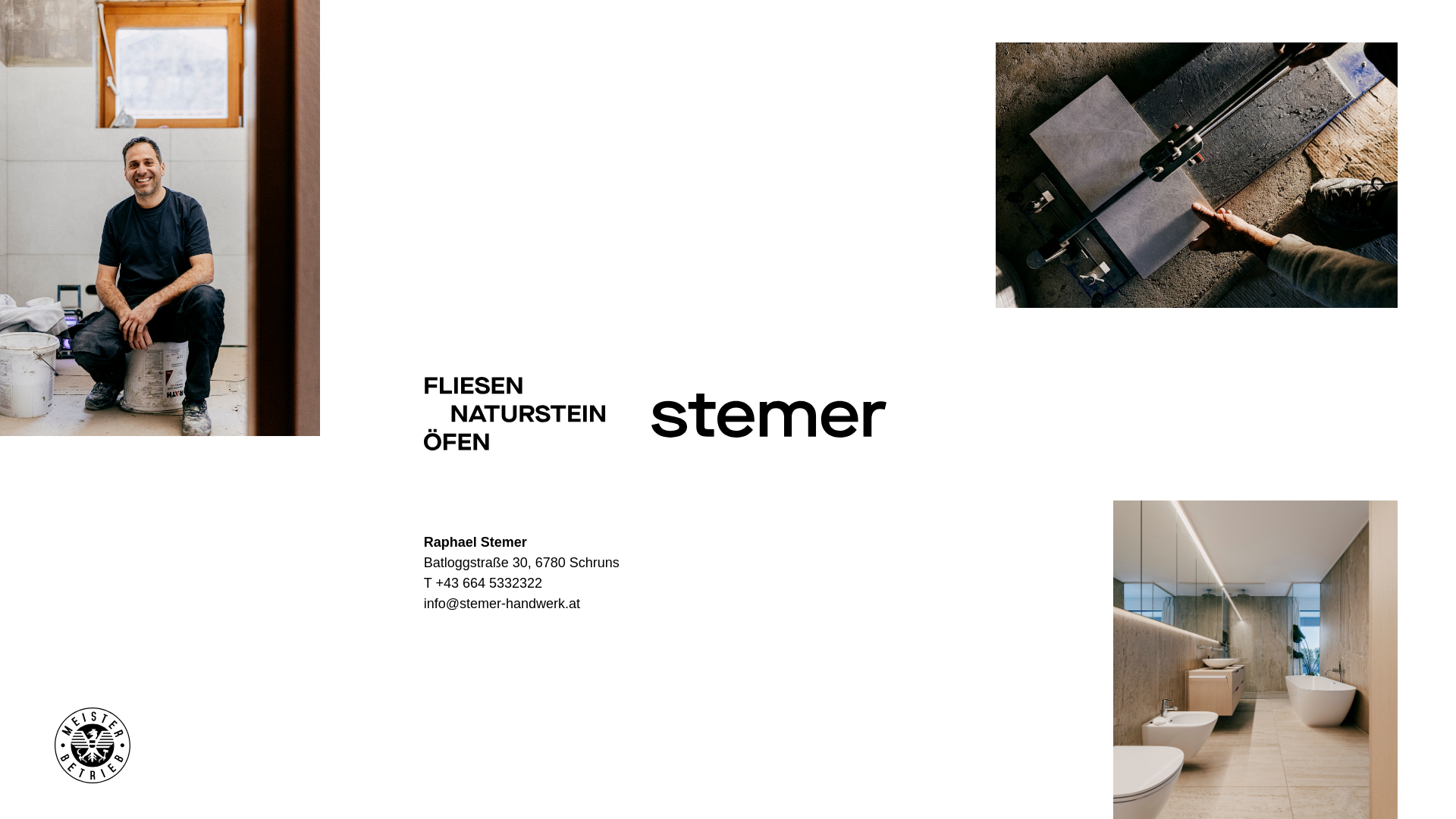 website screenshot of https://stemer-handwerk.at