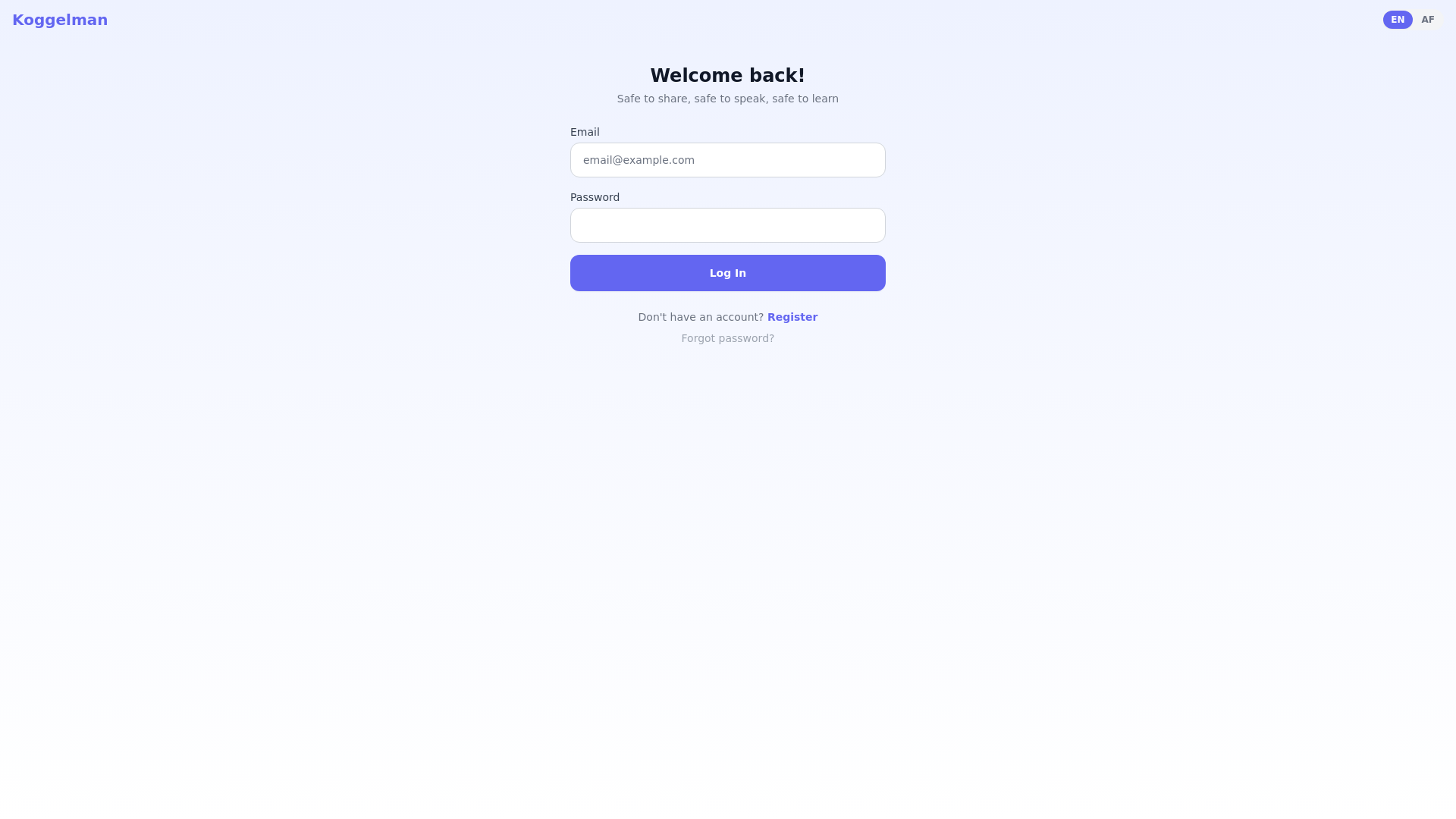 website screenshot of https://koggelman-ui.pages.dev/