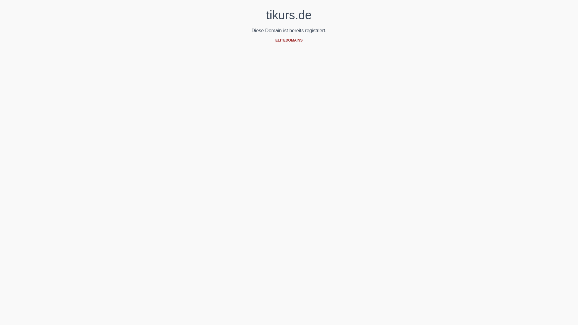 website screenshot of https://tikurs.de/