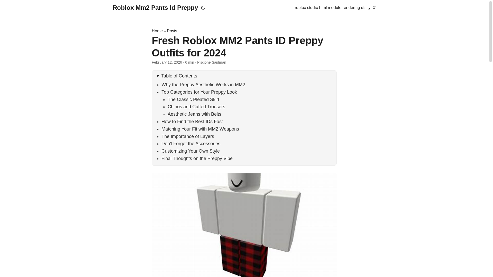 website screenshot of https://roblox-mm2-pants-id-preppy.pages.dev/