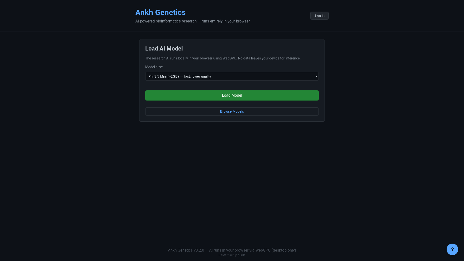 website screenshot of https://ankhgenetics.com/