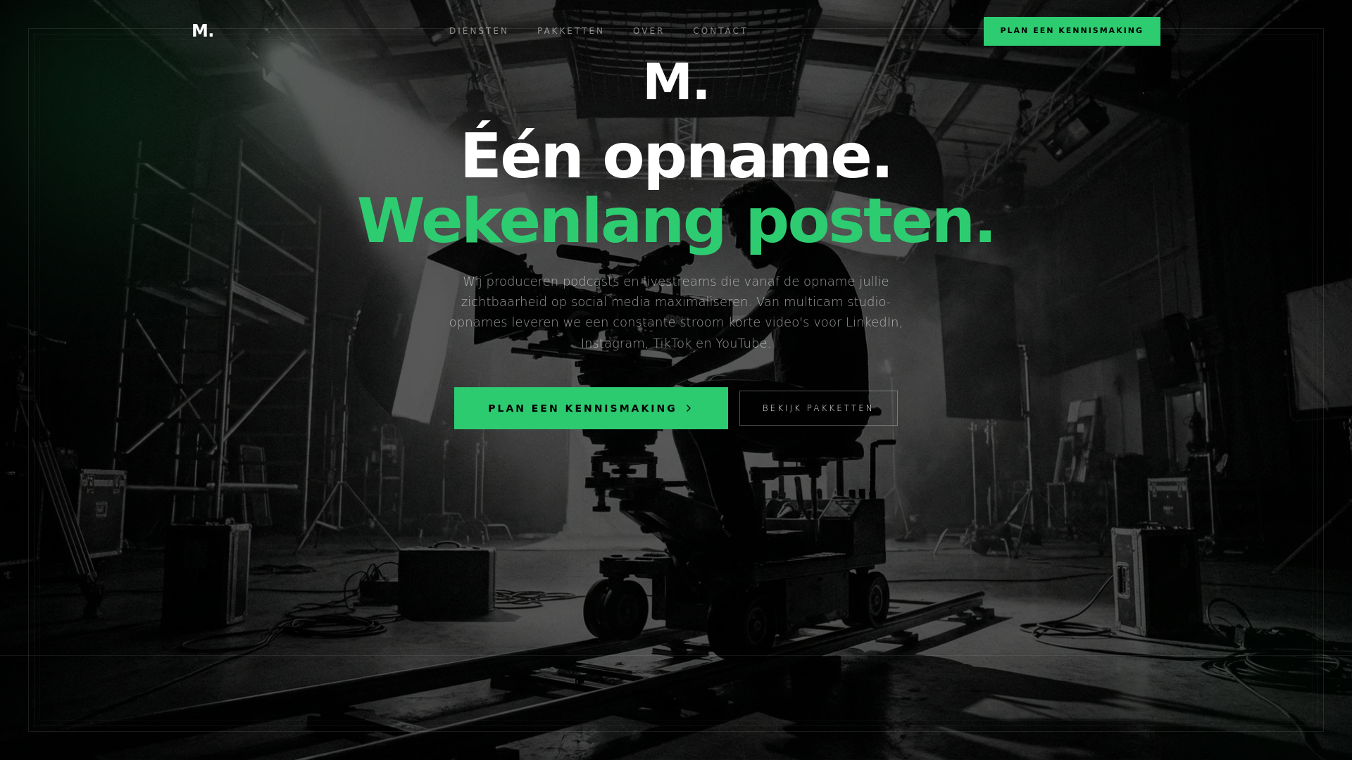 website screenshot of https://mangomedia-nl.com/