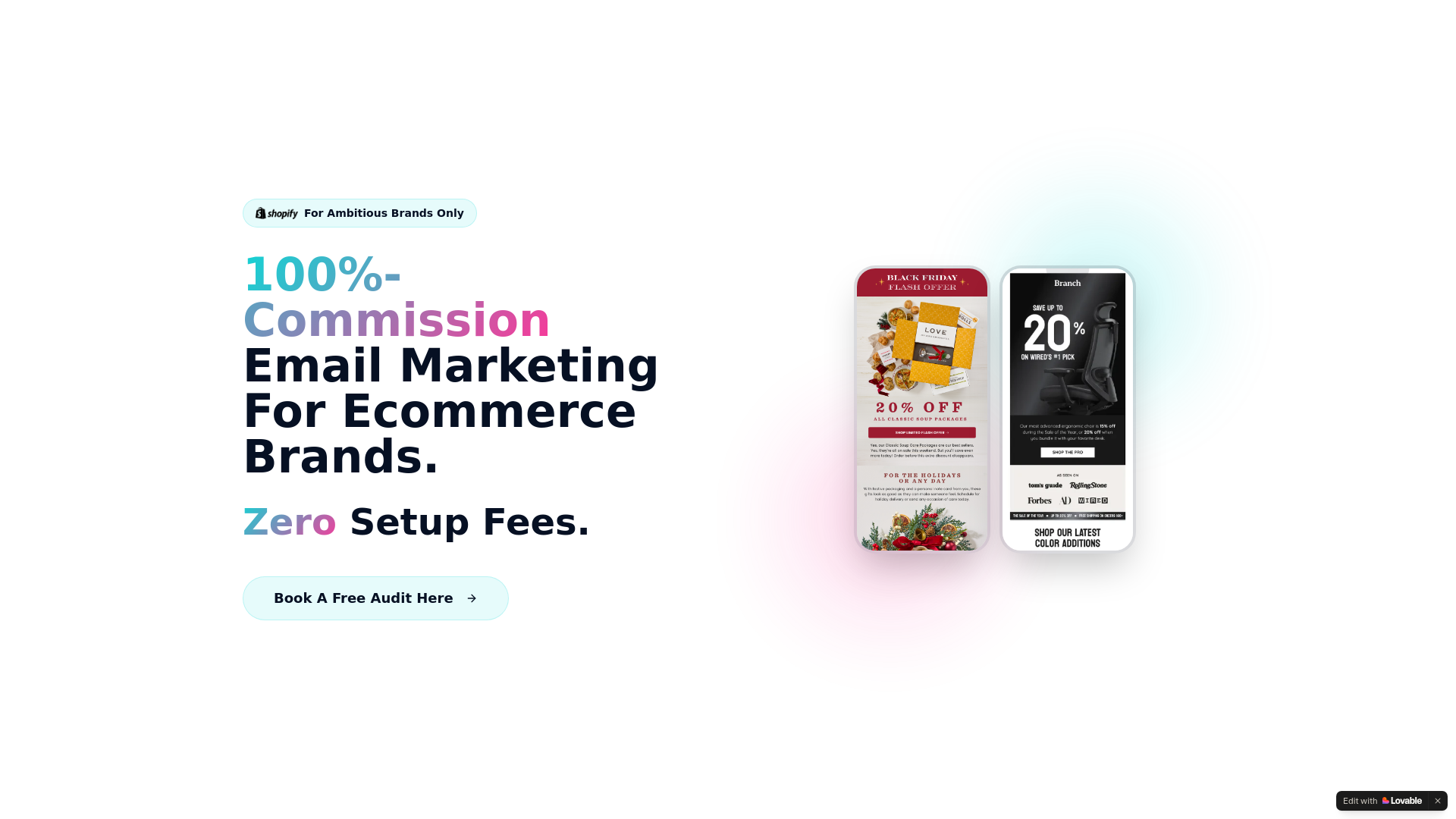 website screenshot of https://scalemailconvertingwarmtraffic.co