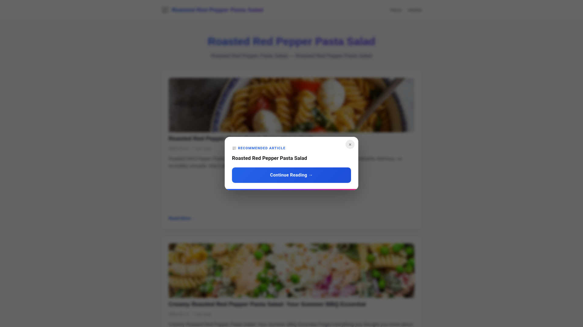 website screenshot of https://roasted-red-pepper-pasta-salad.pages.dev/