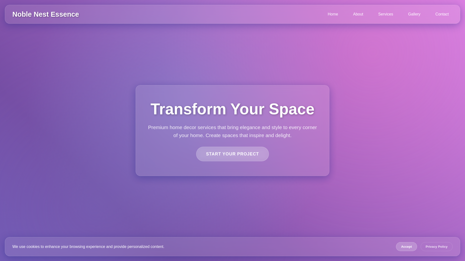 website screenshot of https://noblenestessence.shop/