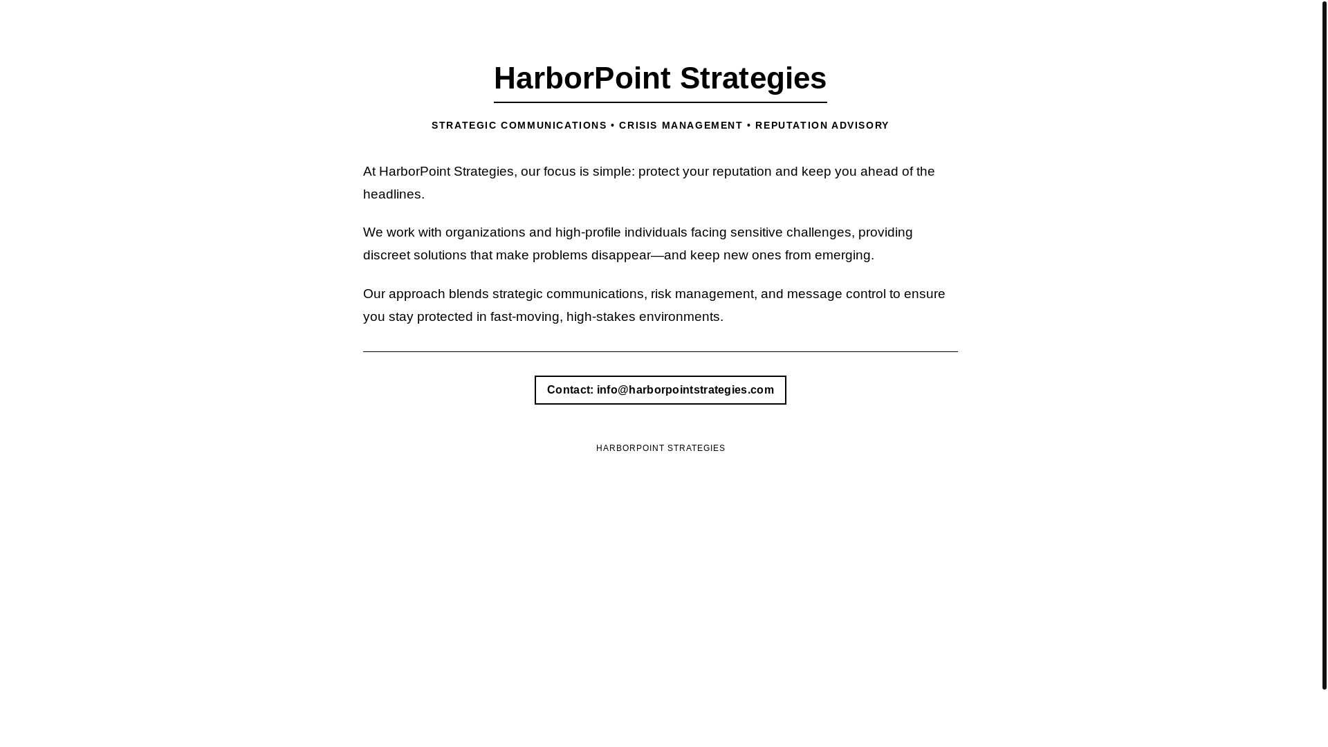 website screenshot of https://harborpoint1.pages.dev/