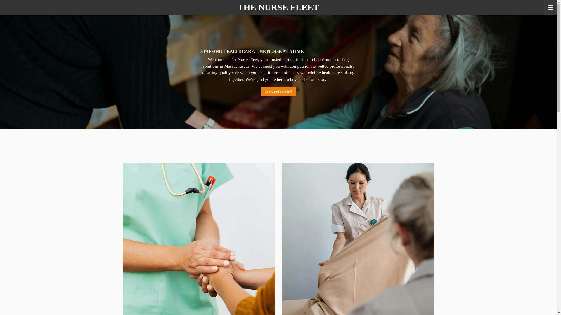 website screenshot of https://thenursefleet.com/