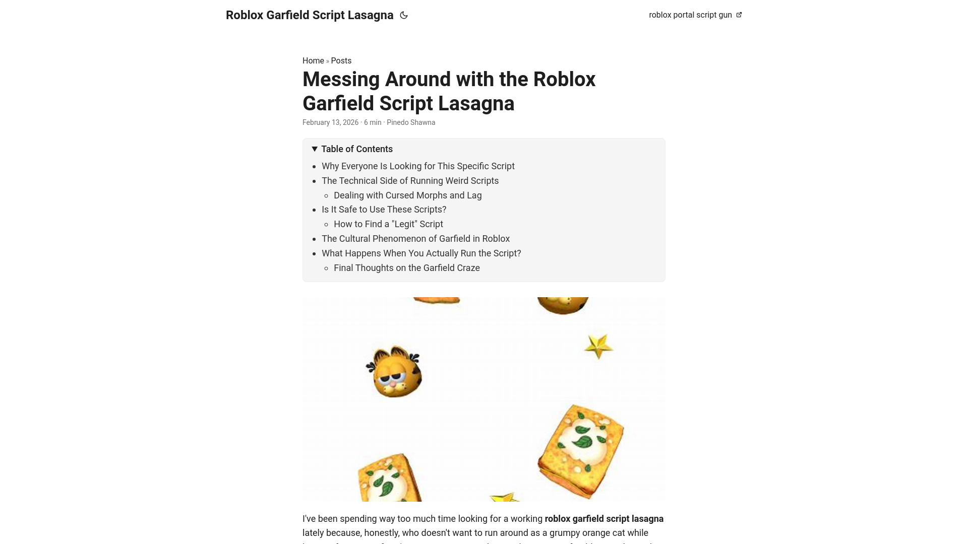 website screenshot of https://roblox-garfield-script-lasagna.pages.dev/