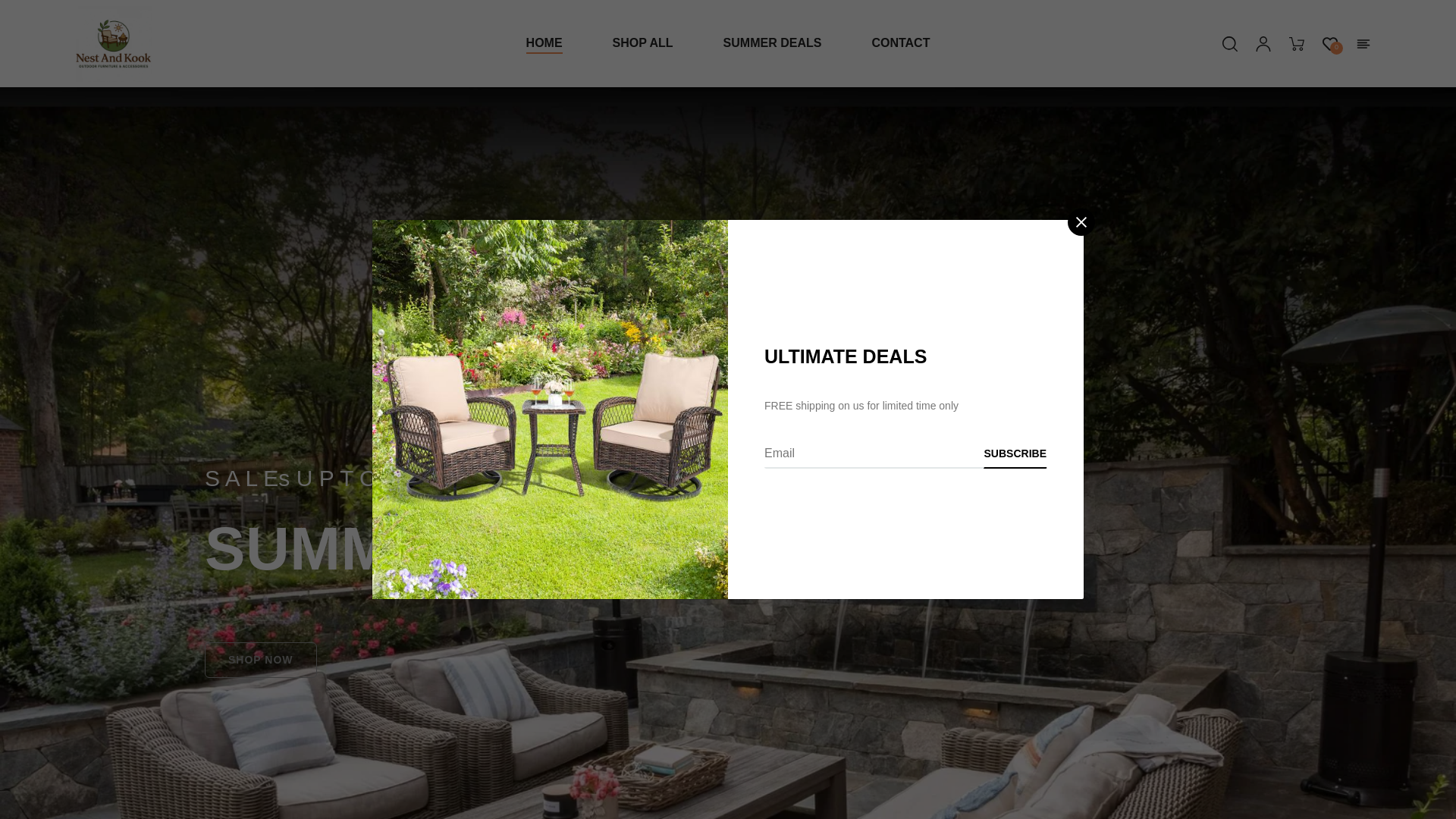 website screenshot of https://nestandkook.com/