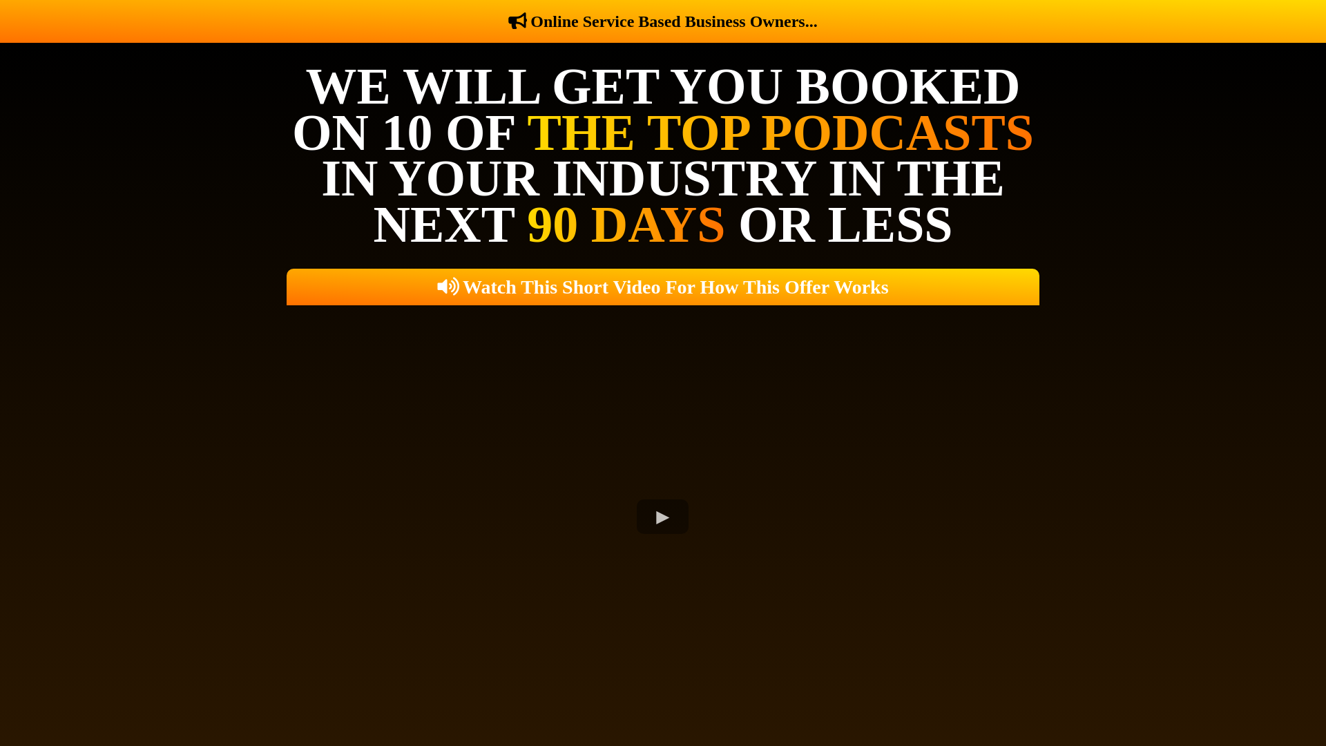 website screenshot of https://podcastbookingresults.com/