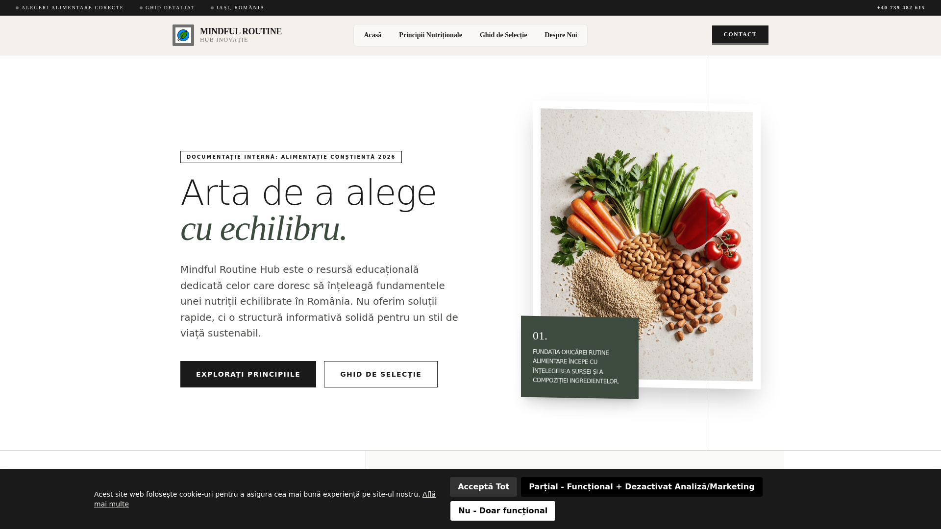 website screenshot of https://mindfulroutinehubat.info/