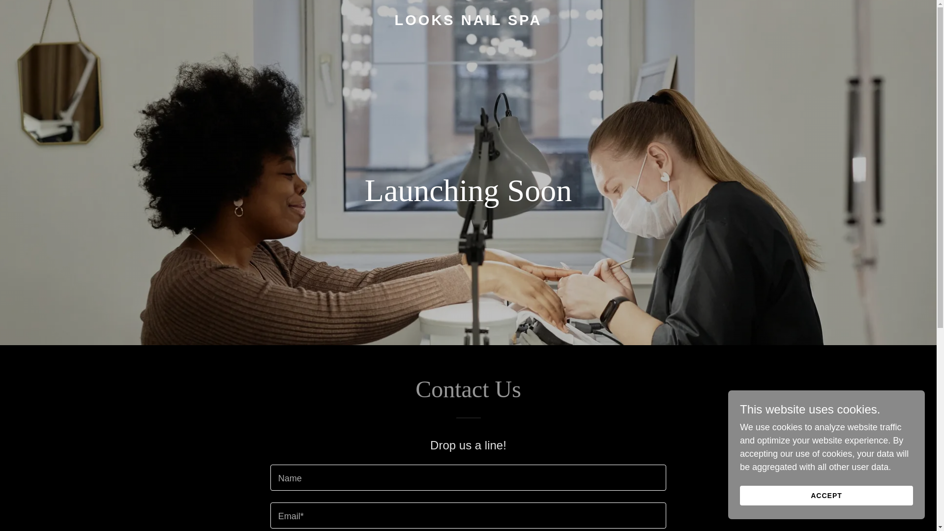 website screenshot of https://looksnailspa.store/