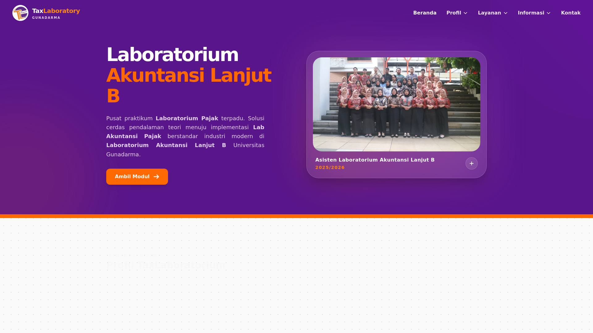 website screenshot of https://fathanprofile.my.id/