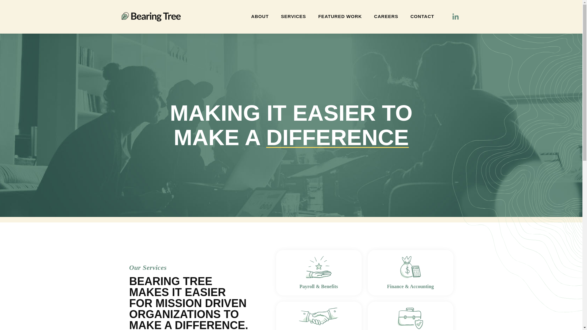 website screenshot of https://meet-bearingtree.com/