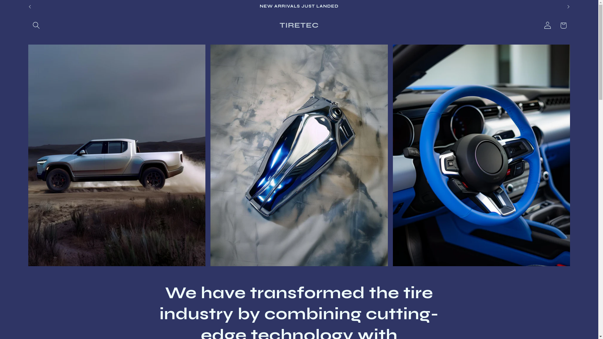 website screenshot of https://tiretecinc.art/