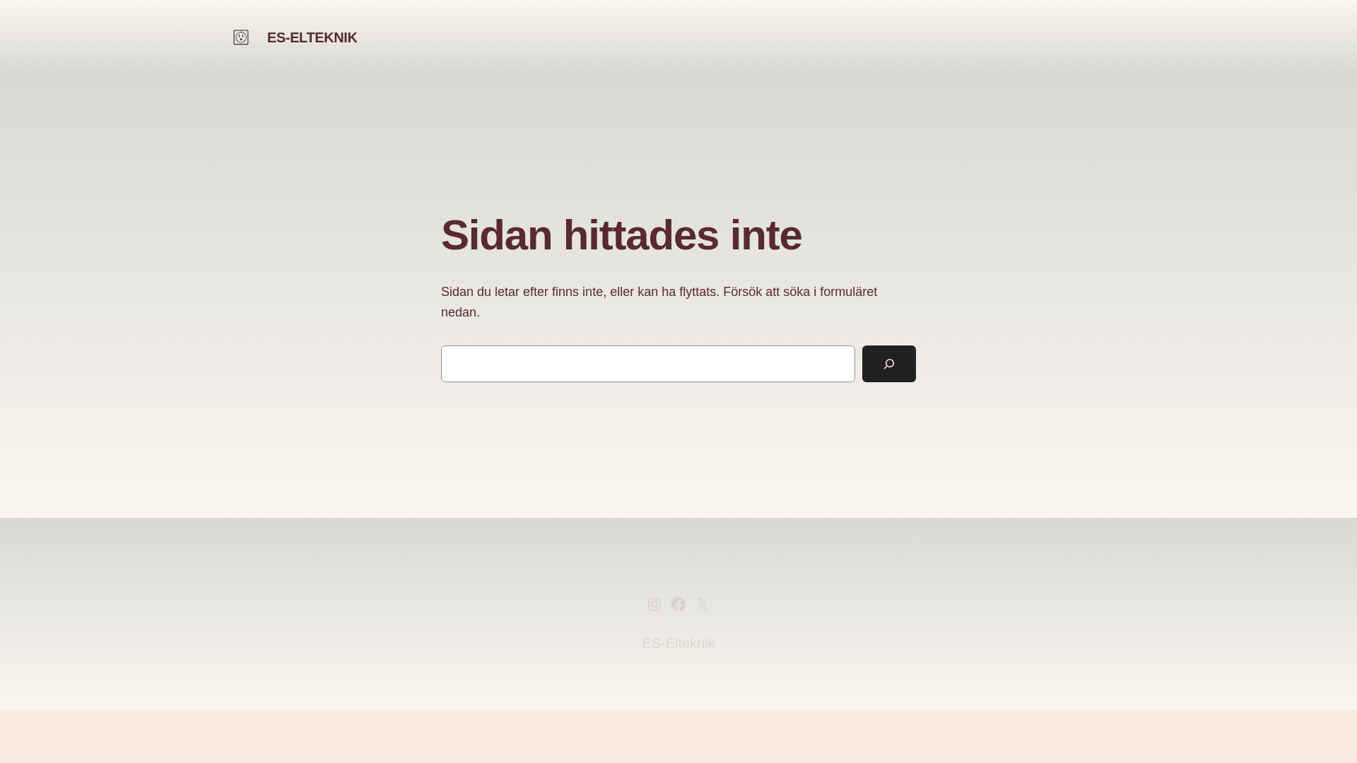 website screenshot of https://eselteknik.se