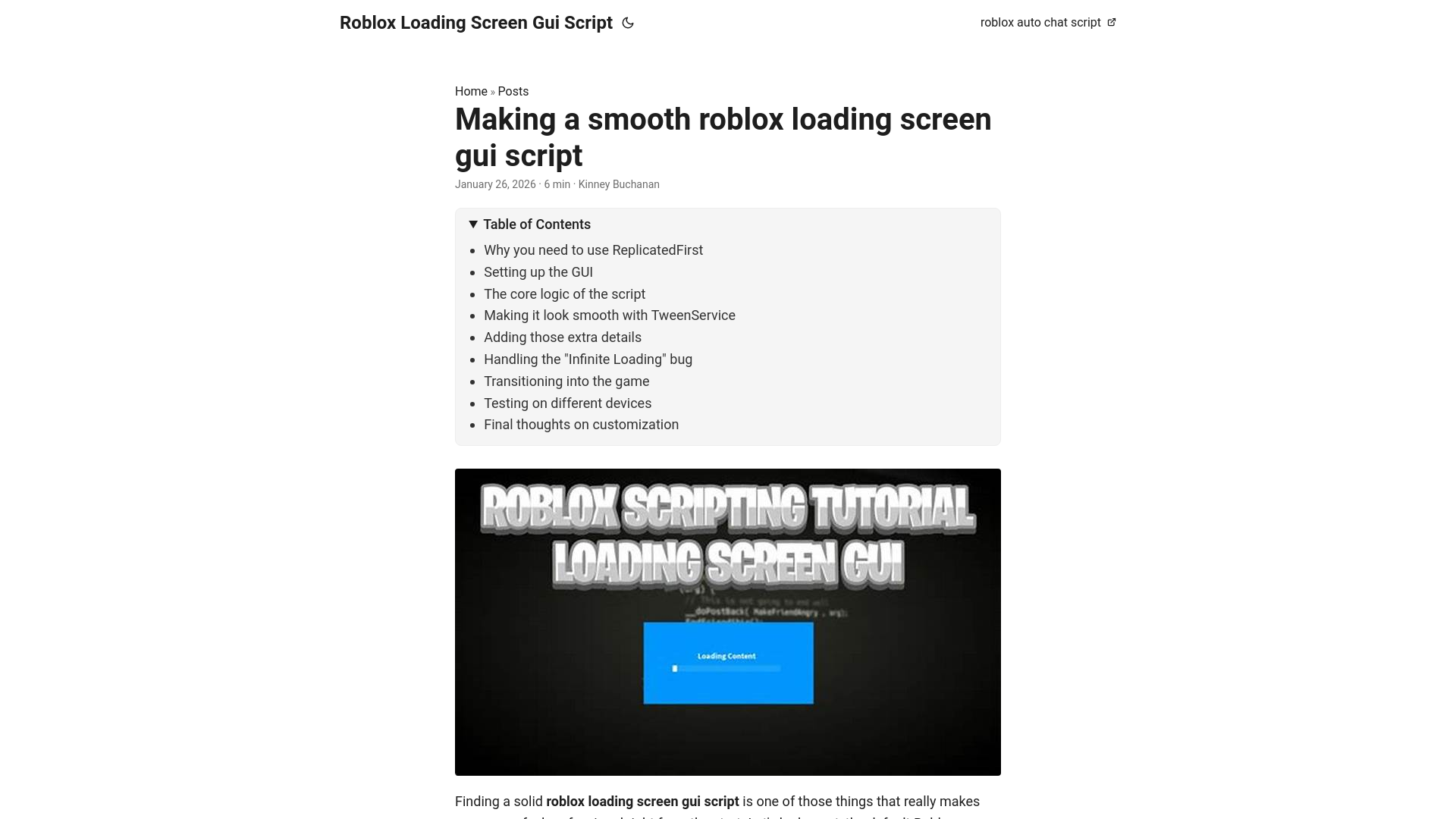 website screenshot of https://roblox-loading-screen-gui-script.pages.dev/
