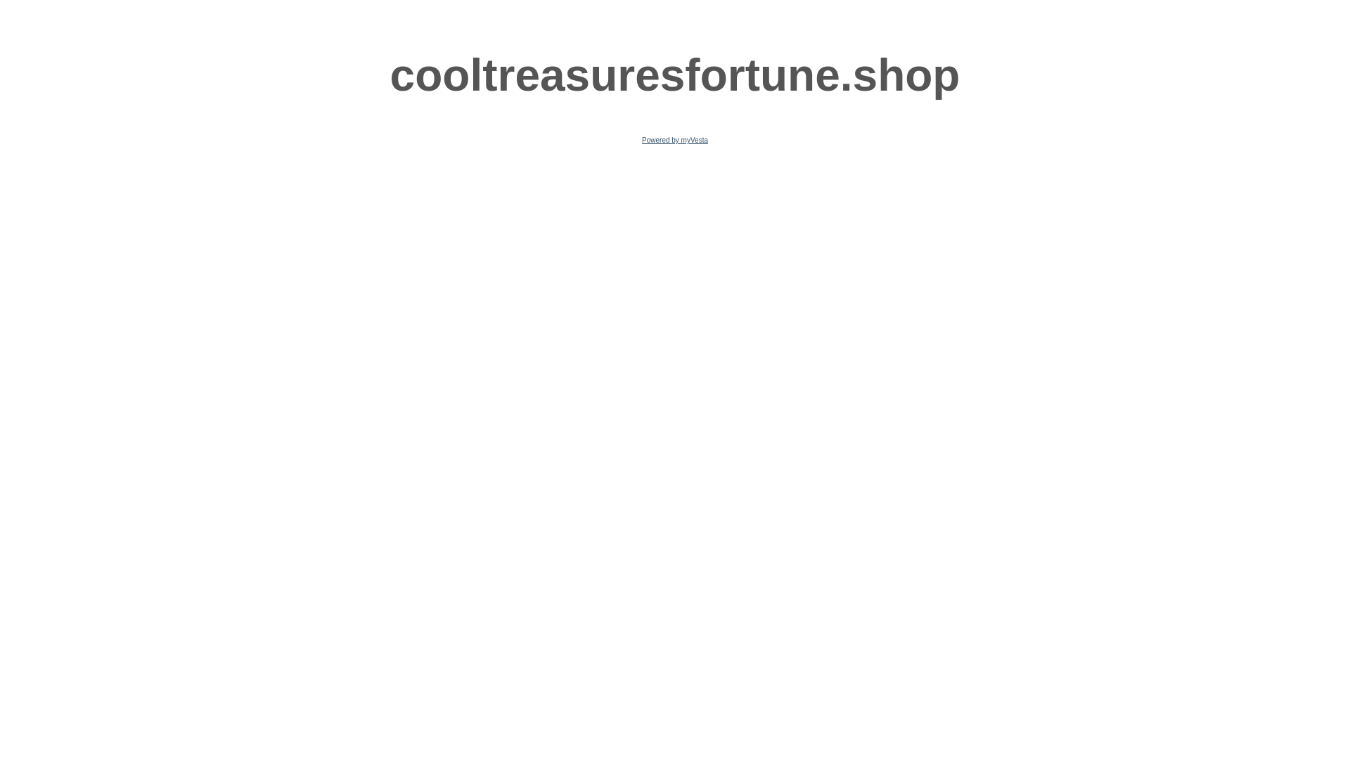 website screenshot of https://cooltreasuresfortune.shop/