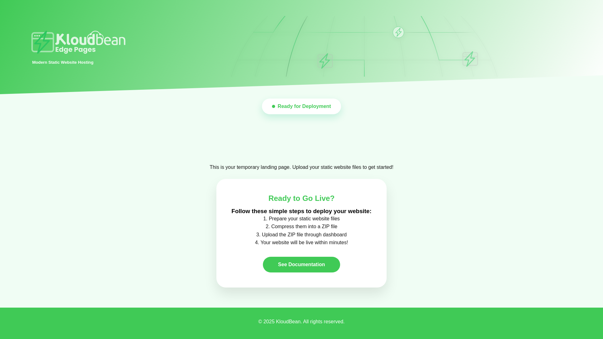 website screenshot of https://kloudbean20034601.pages.dev/