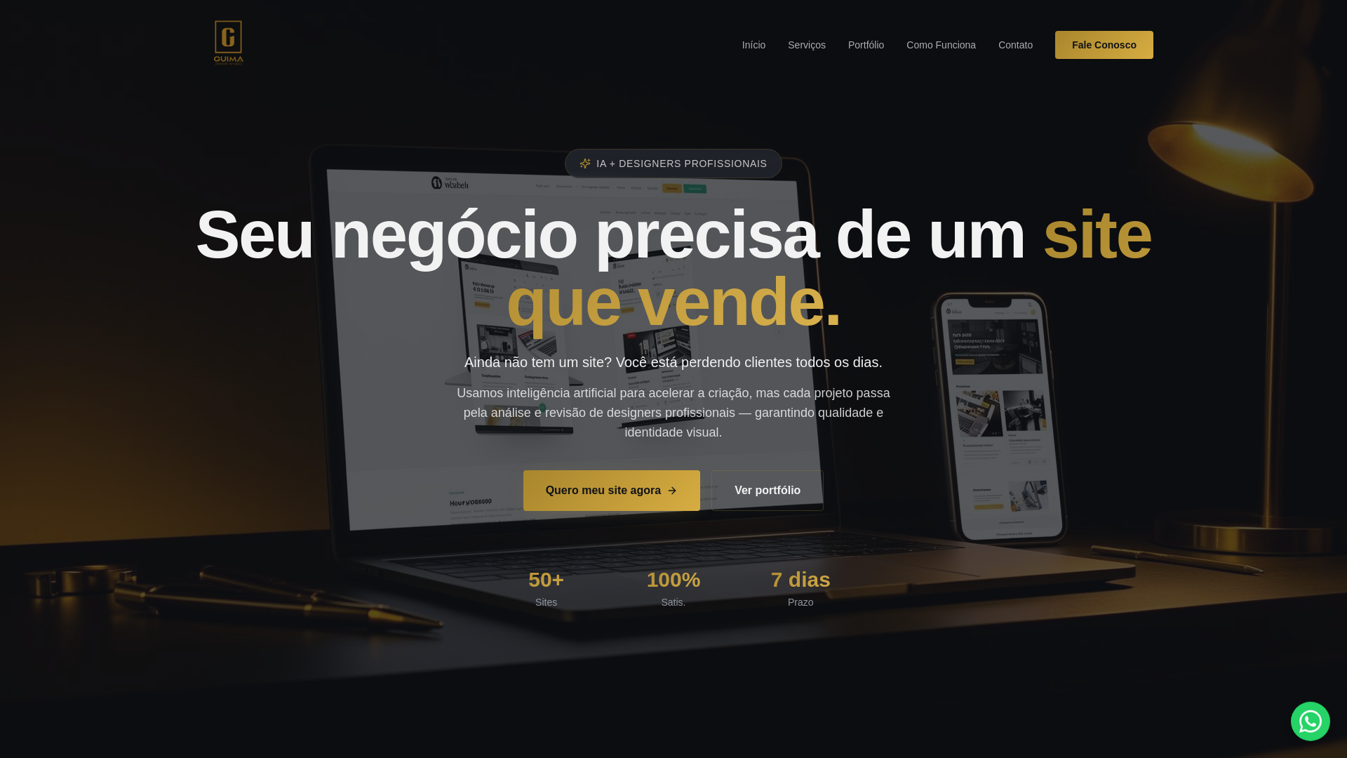 website screenshot of https://guima-studio-sites.pages.dev/