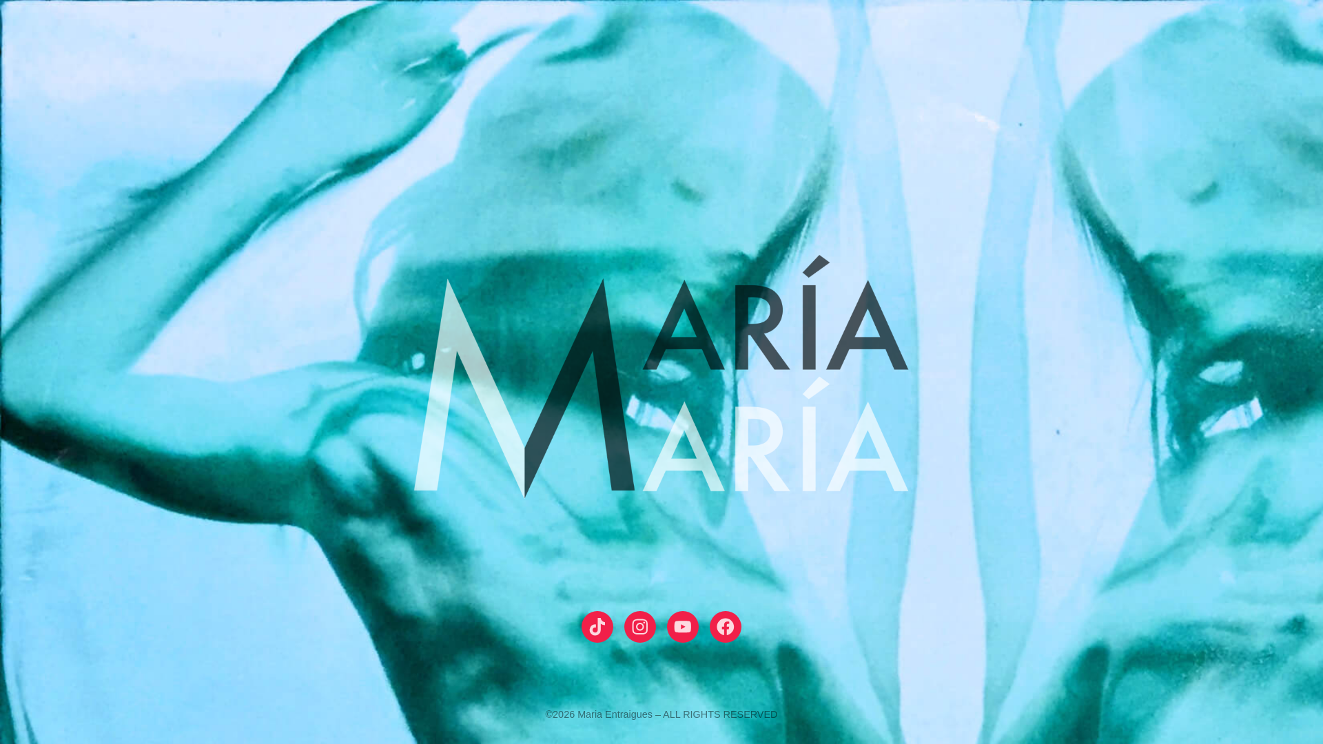 website screenshot of https://mariaofficial.co/