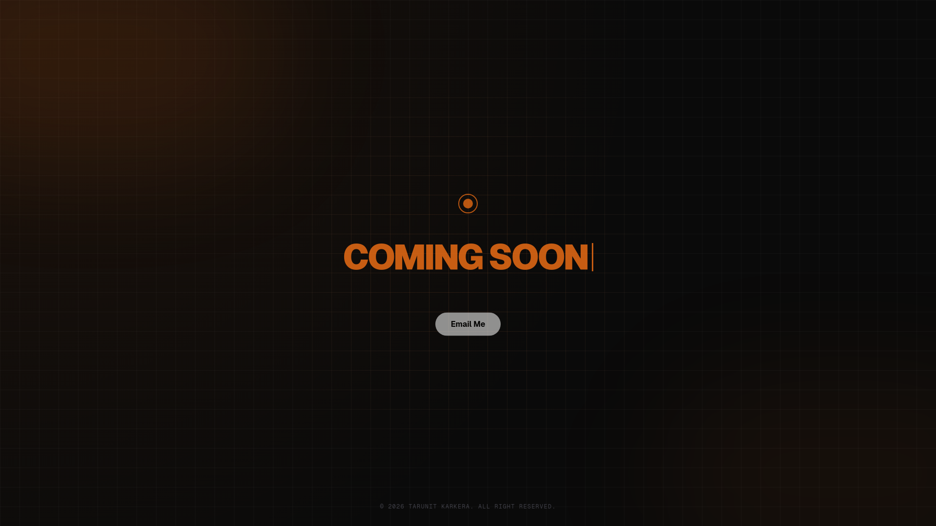 website screenshot of https://tarunitkarkera.com/