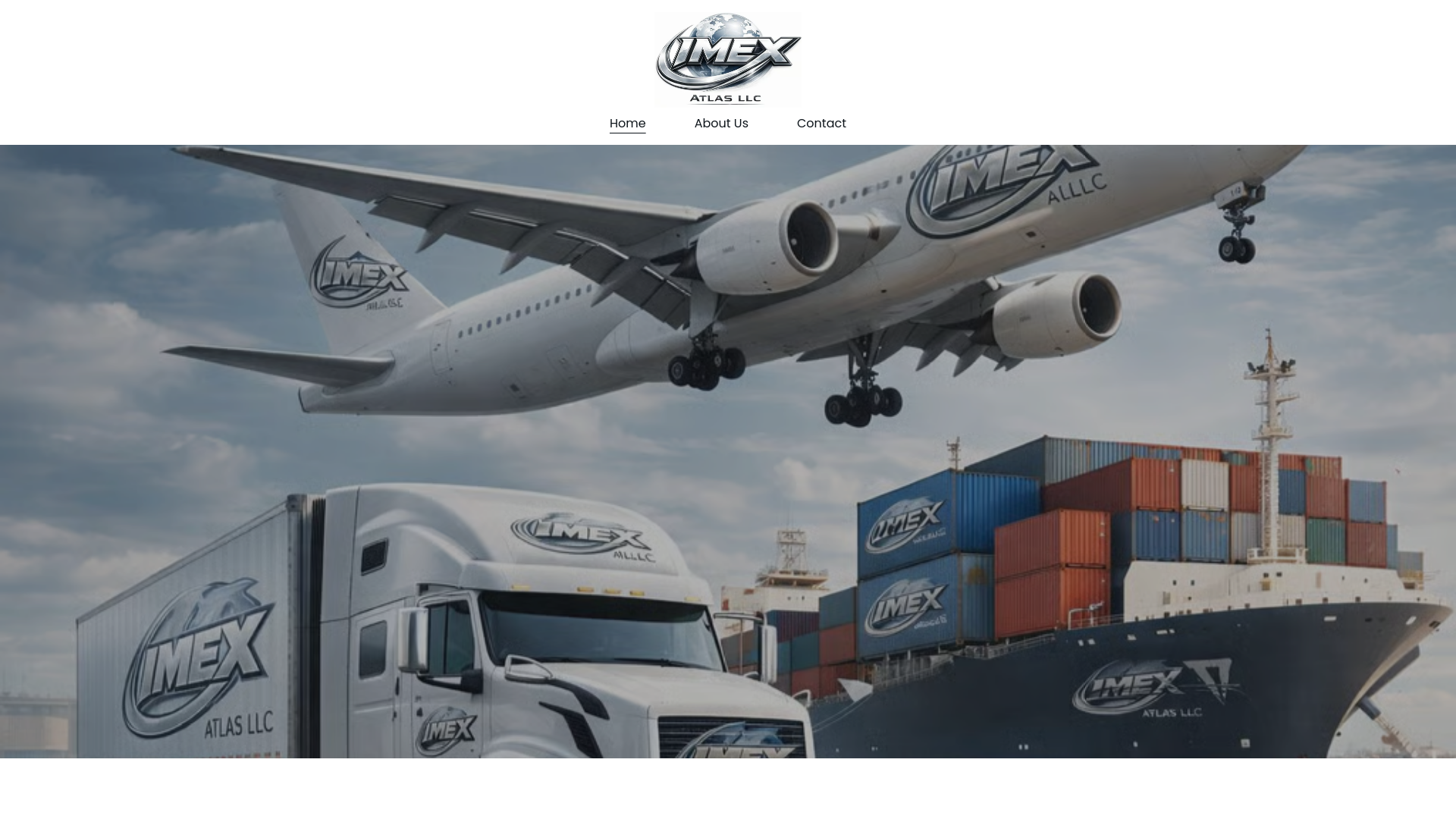 website screenshot of https://imexatlasllc.shop/