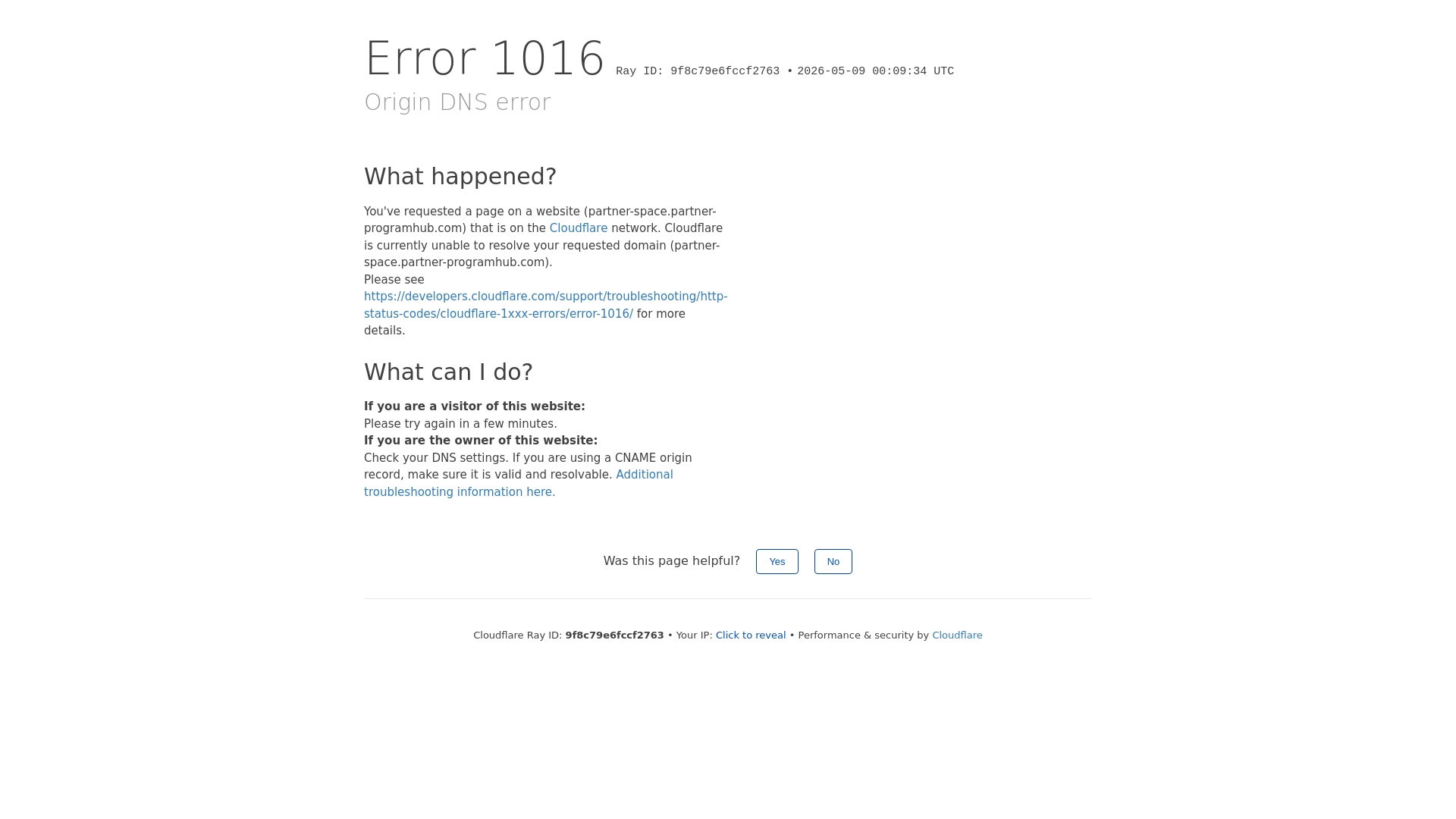 website screenshot of https://partner-space.partner-programhub.com