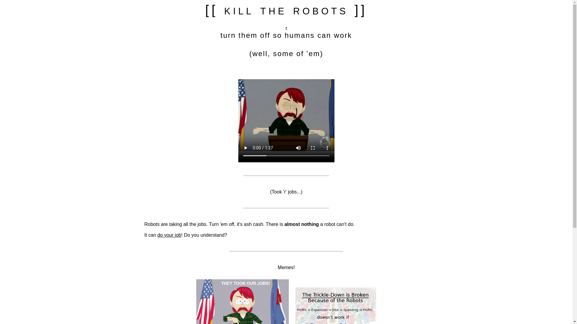 website screenshot of https://preview-killtherobots-net.pages.dev/