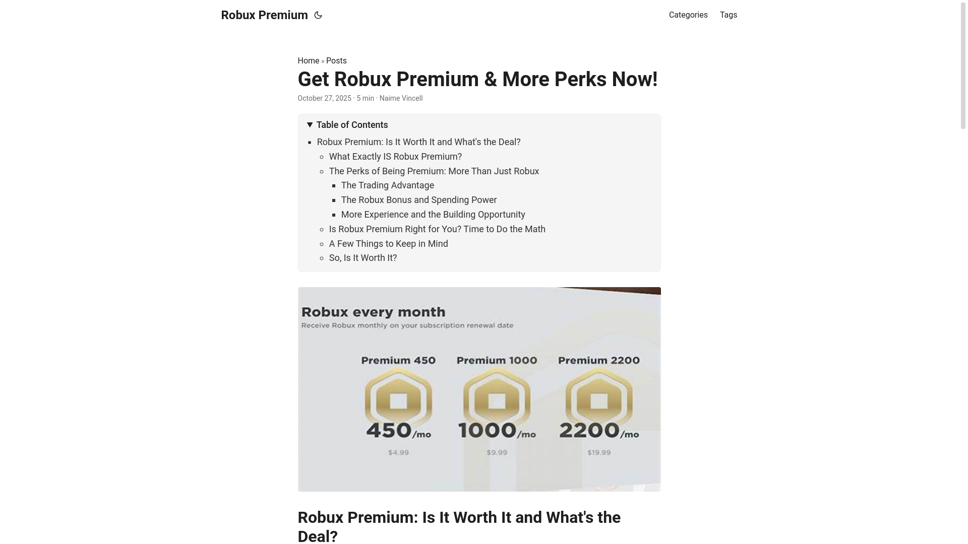 website screenshot of https://robux-premium.pages.dev/