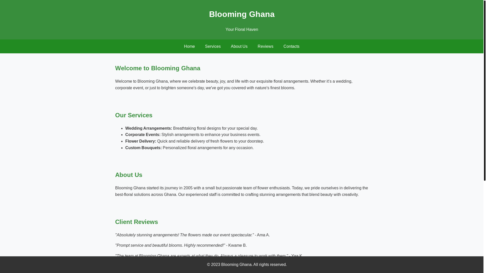 website screenshot of https://ghacugovo.store/