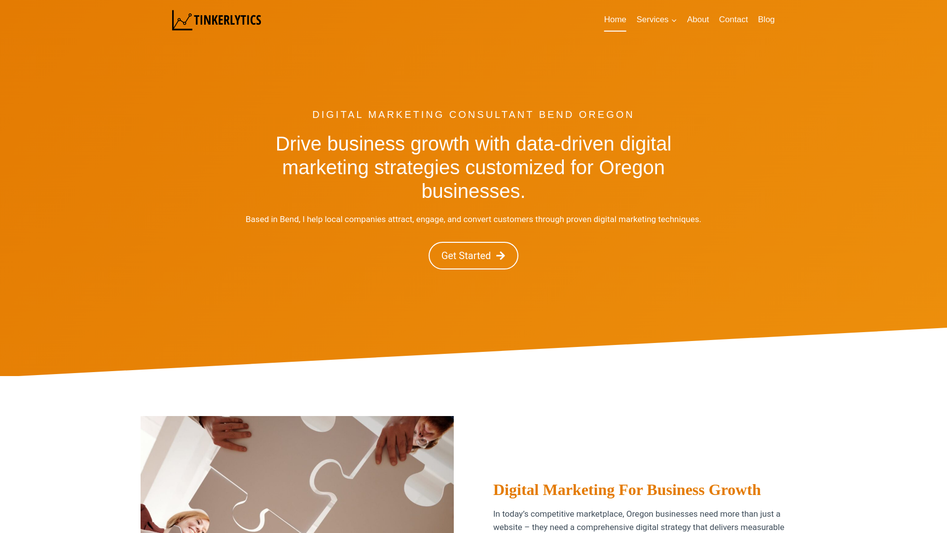 website screenshot of https://tinkerlytics.pages.dev/