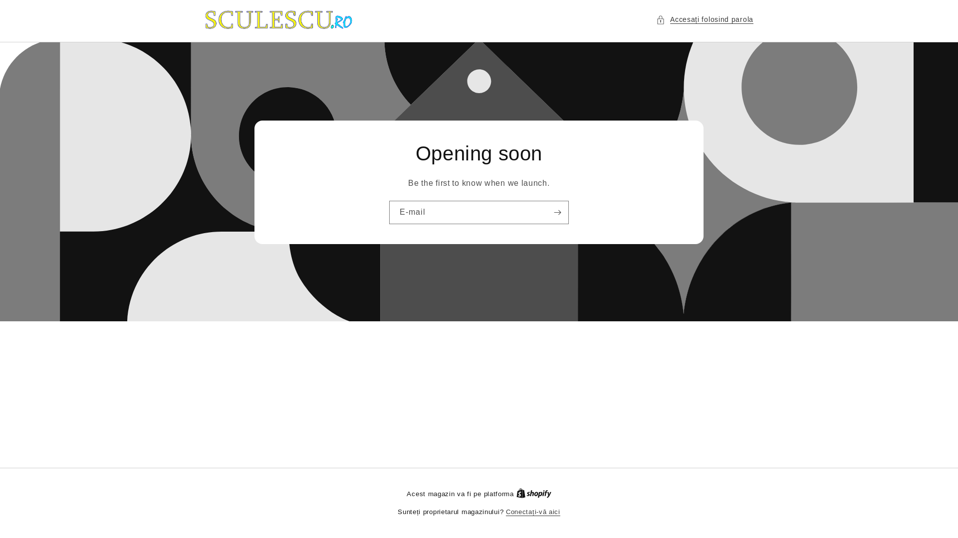 website screenshot of https://sculescu.ro/