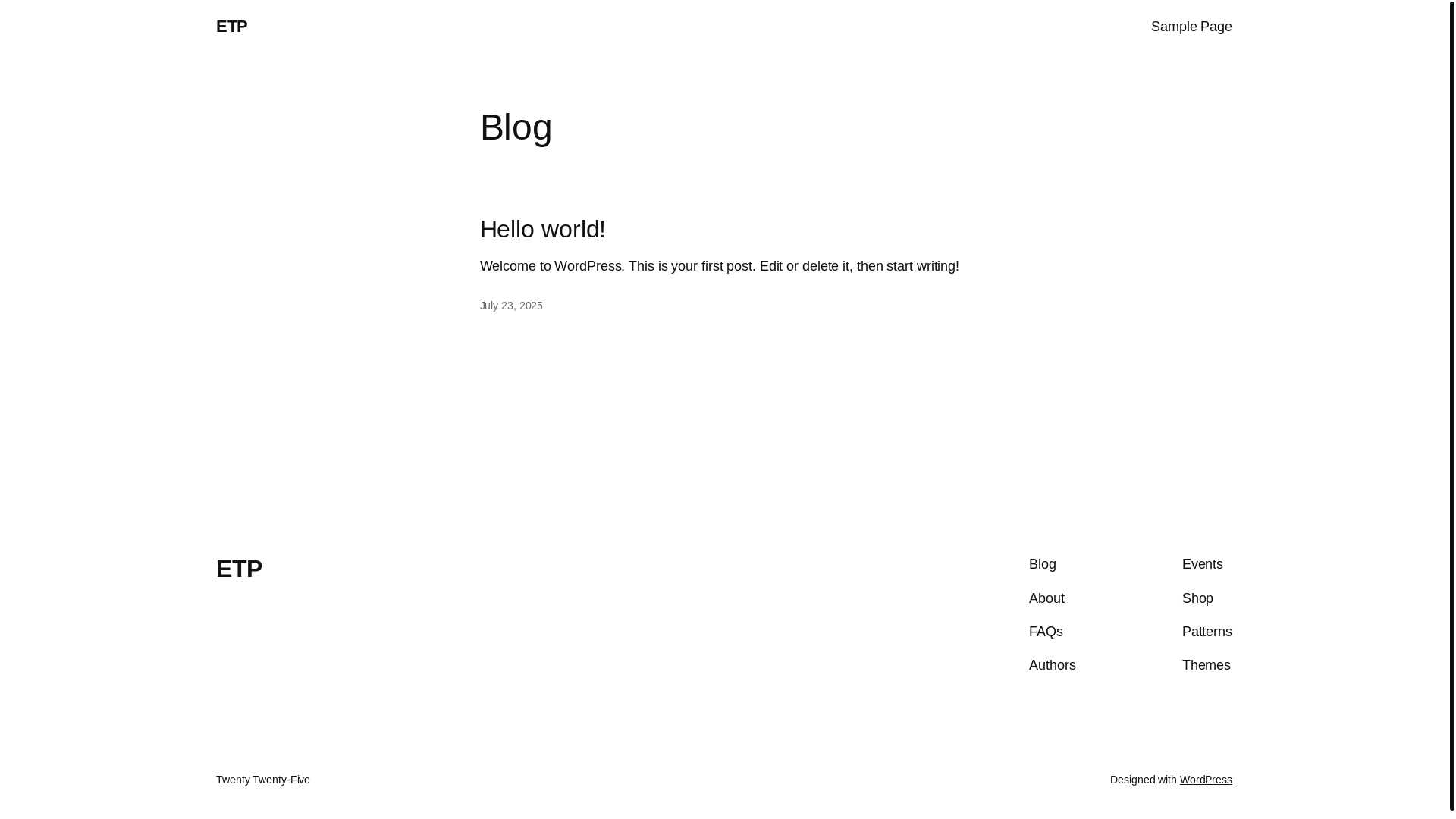 website screenshot of https://etpobserver.com/