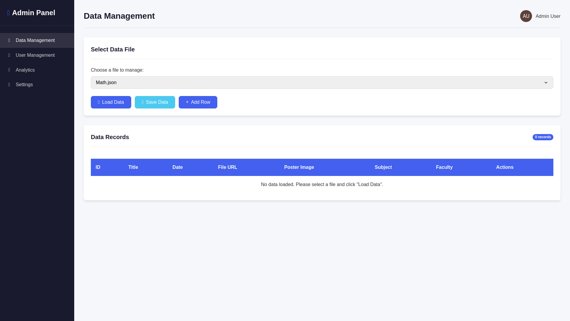 website screenshot of https://admin-pannel-bgp.pages.dev/