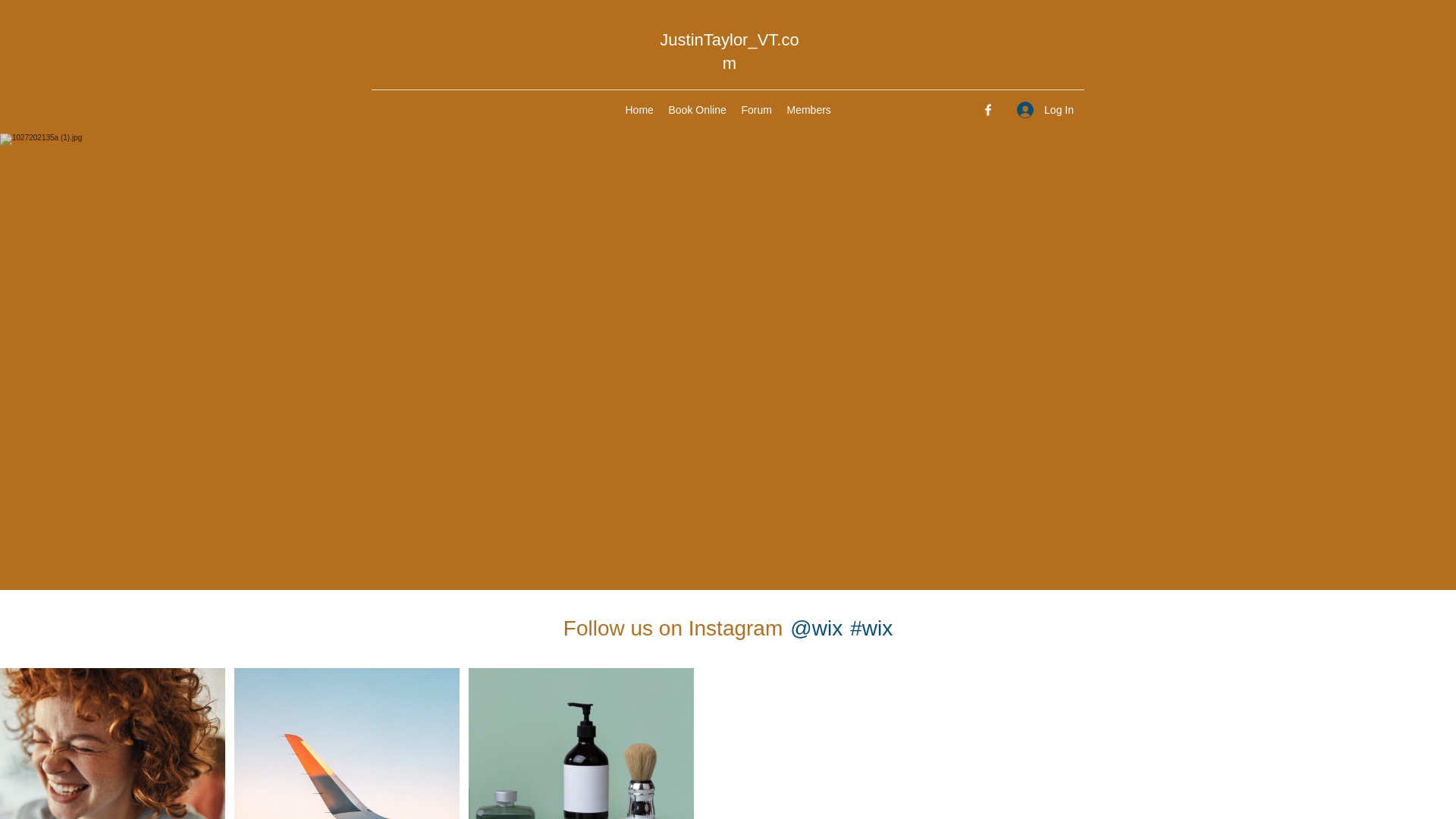 website screenshot of https://justin802music.com/