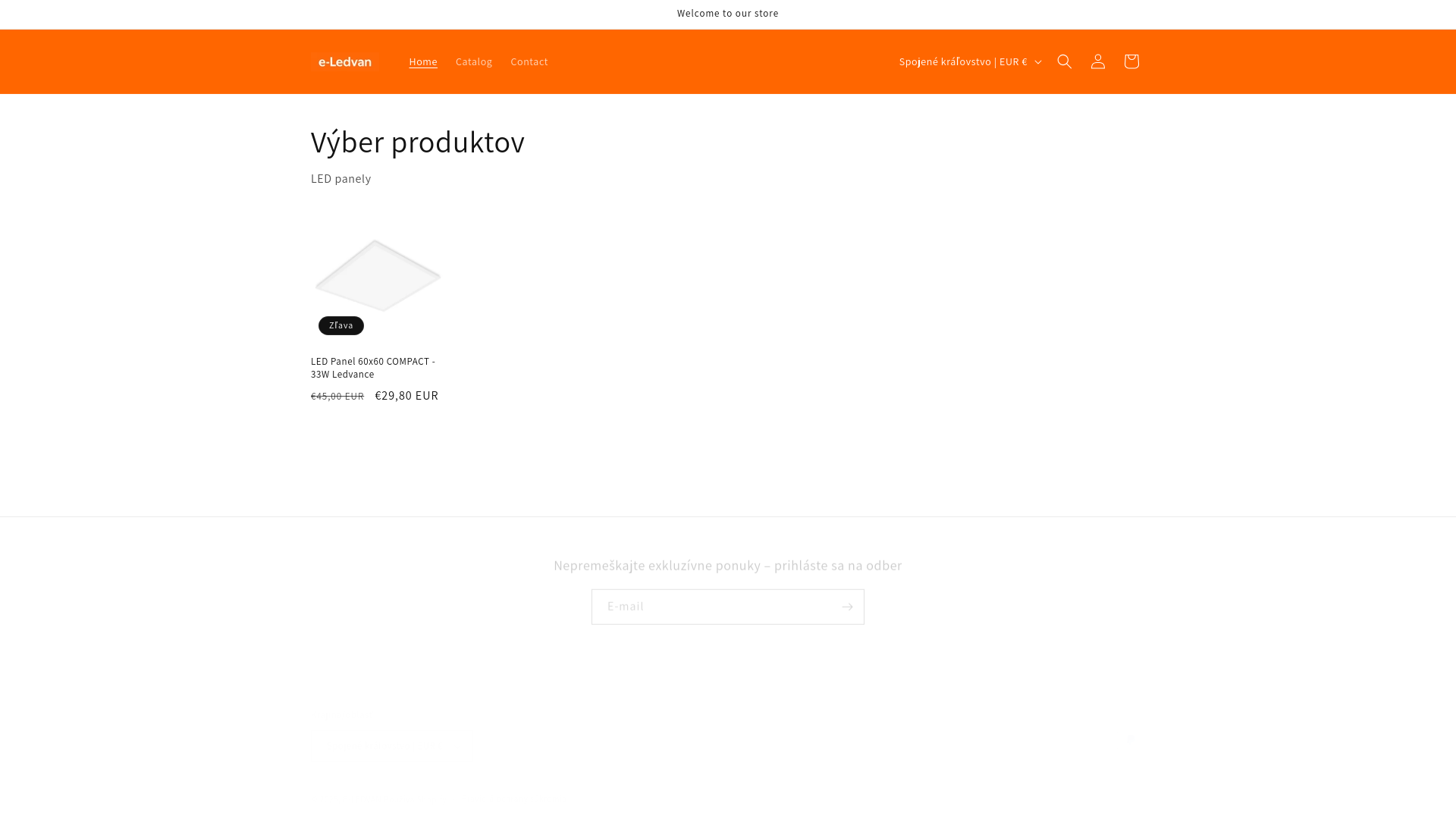 website screenshot of https://e-ledvan.de/