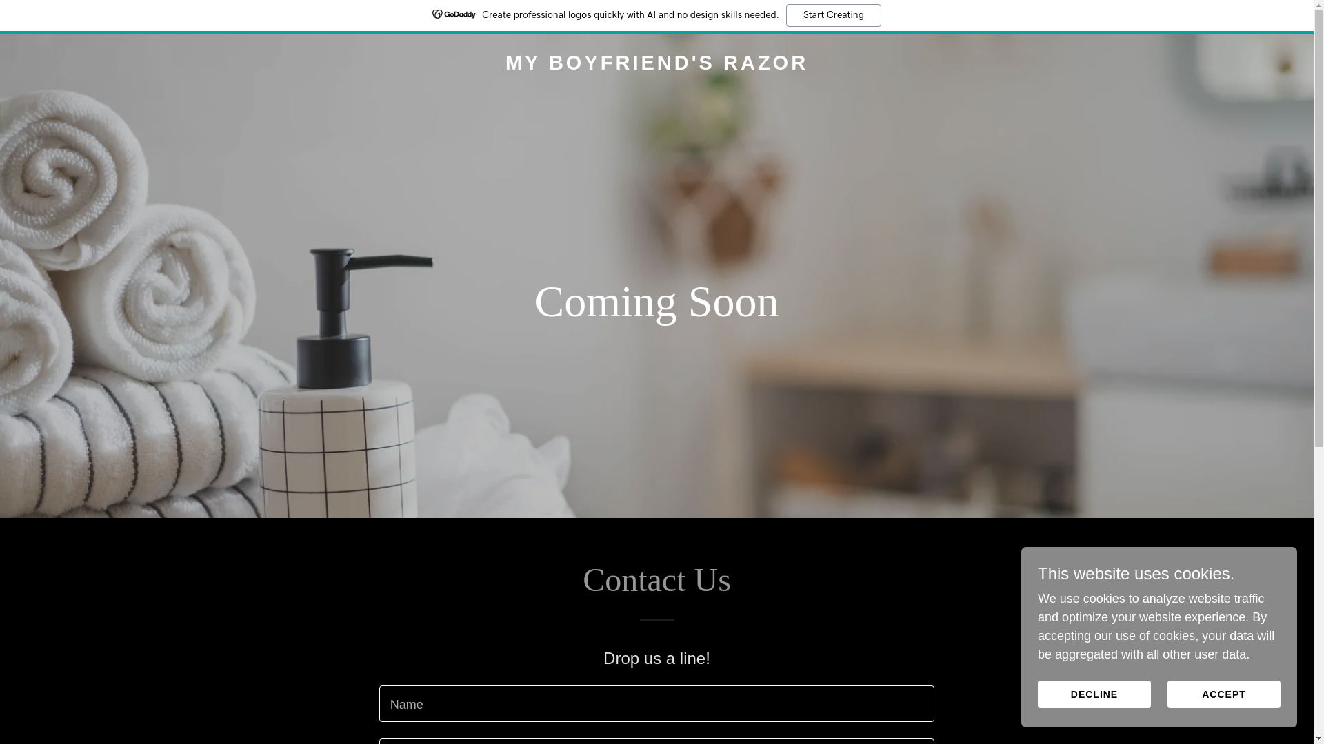 website screenshot of https://myboyfriendsrazor.com/