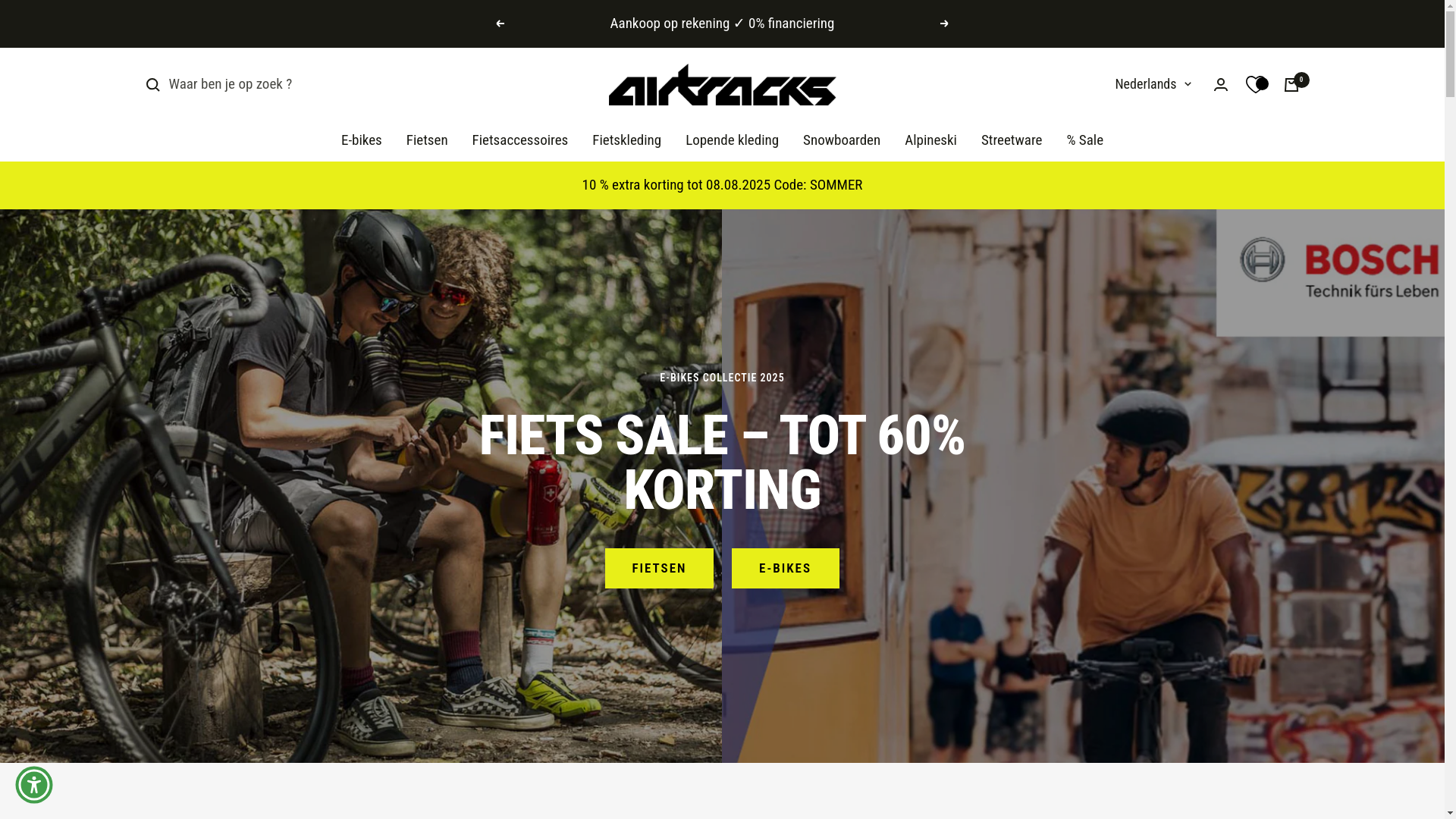 website screenshot of https://airtracks-sport.be/