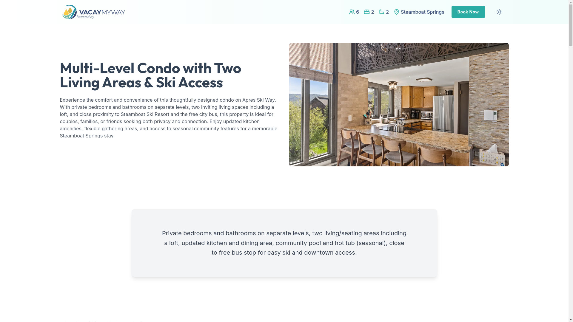 website screenshot of https://steamboatskibus.house/