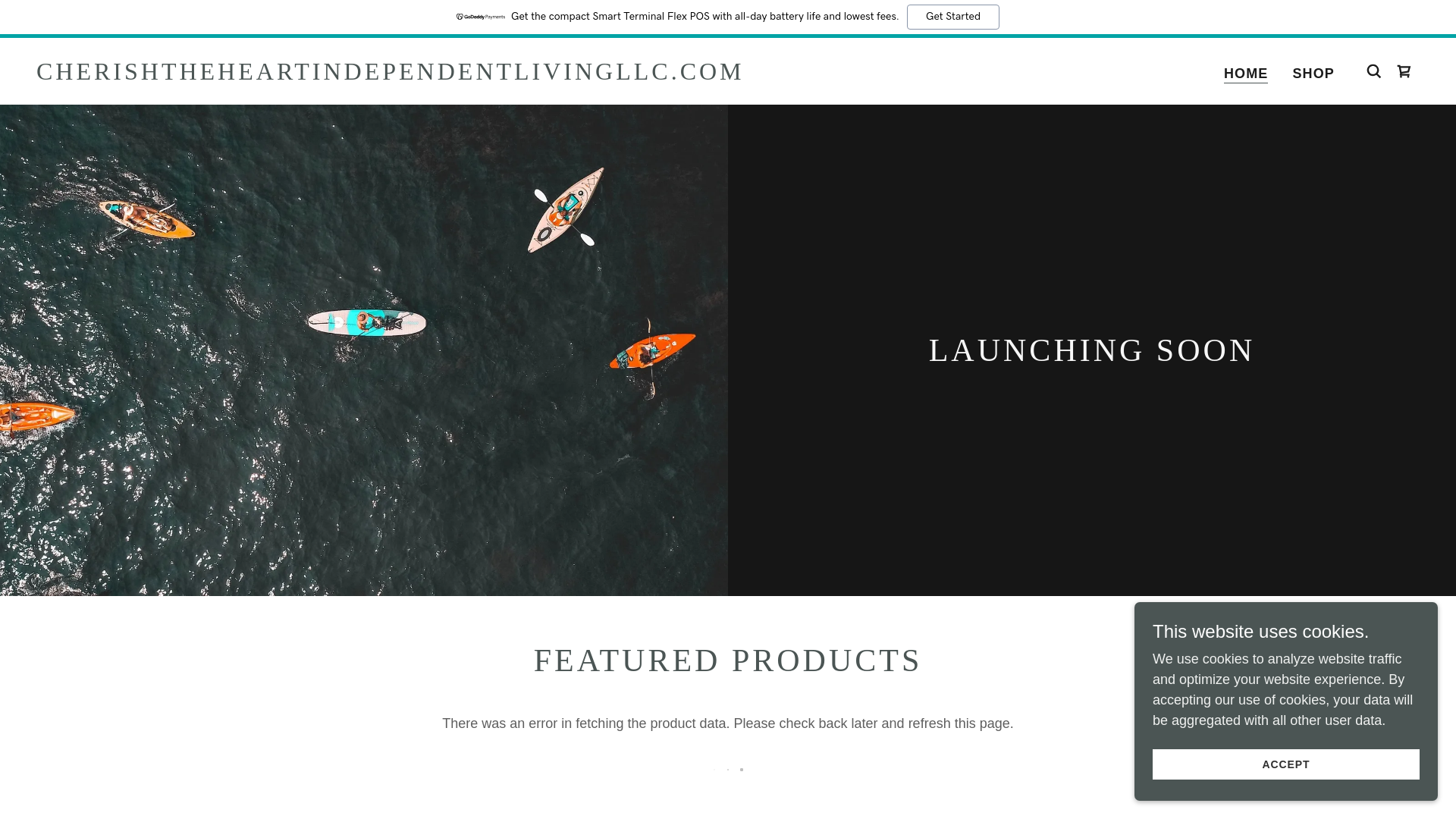 website screenshot of https://cherishtheheartindependentlivingllc.com/