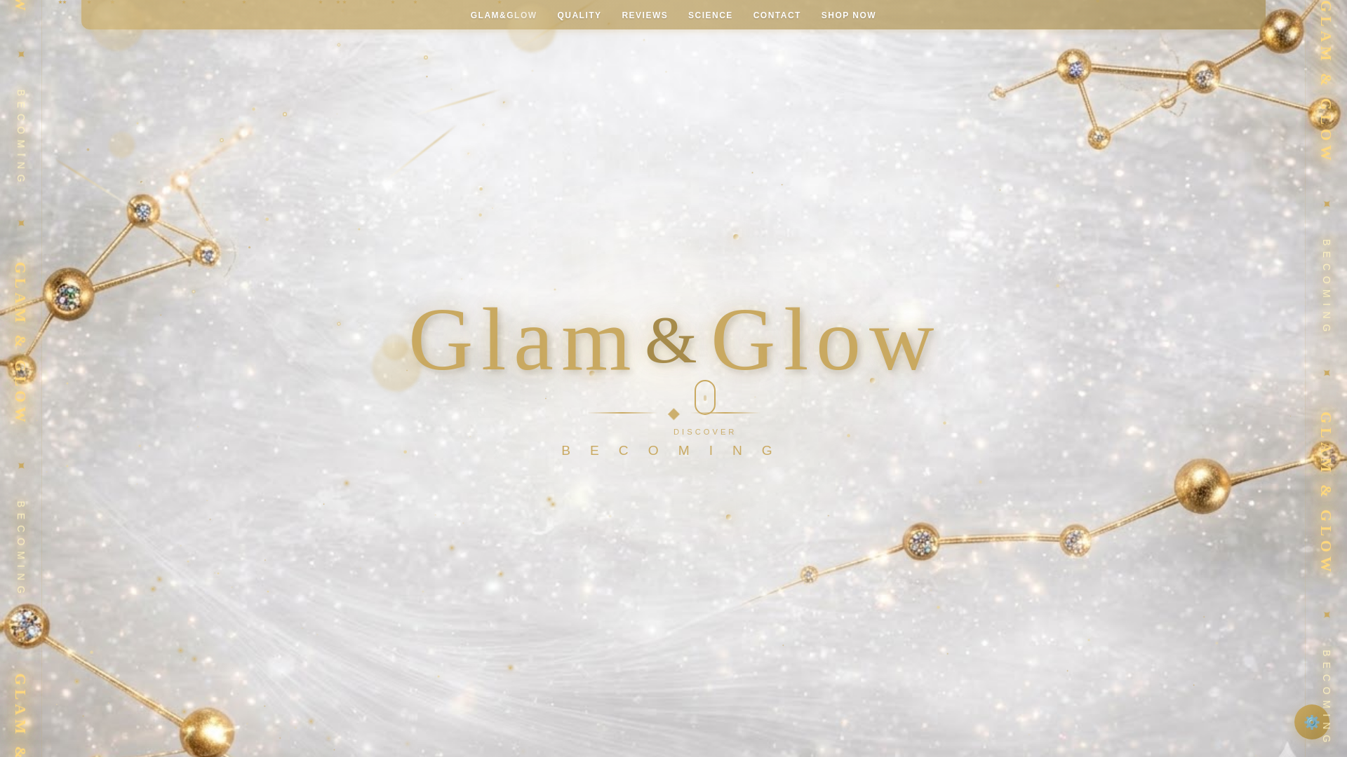website screenshot of https://glamandglow.pages.dev/