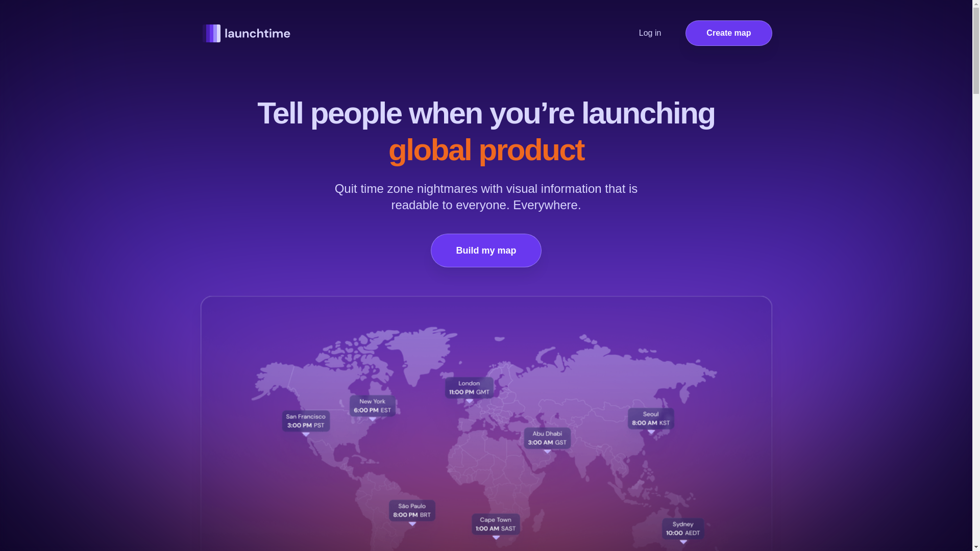 website screenshot of https://launch-time-org.pages.dev/