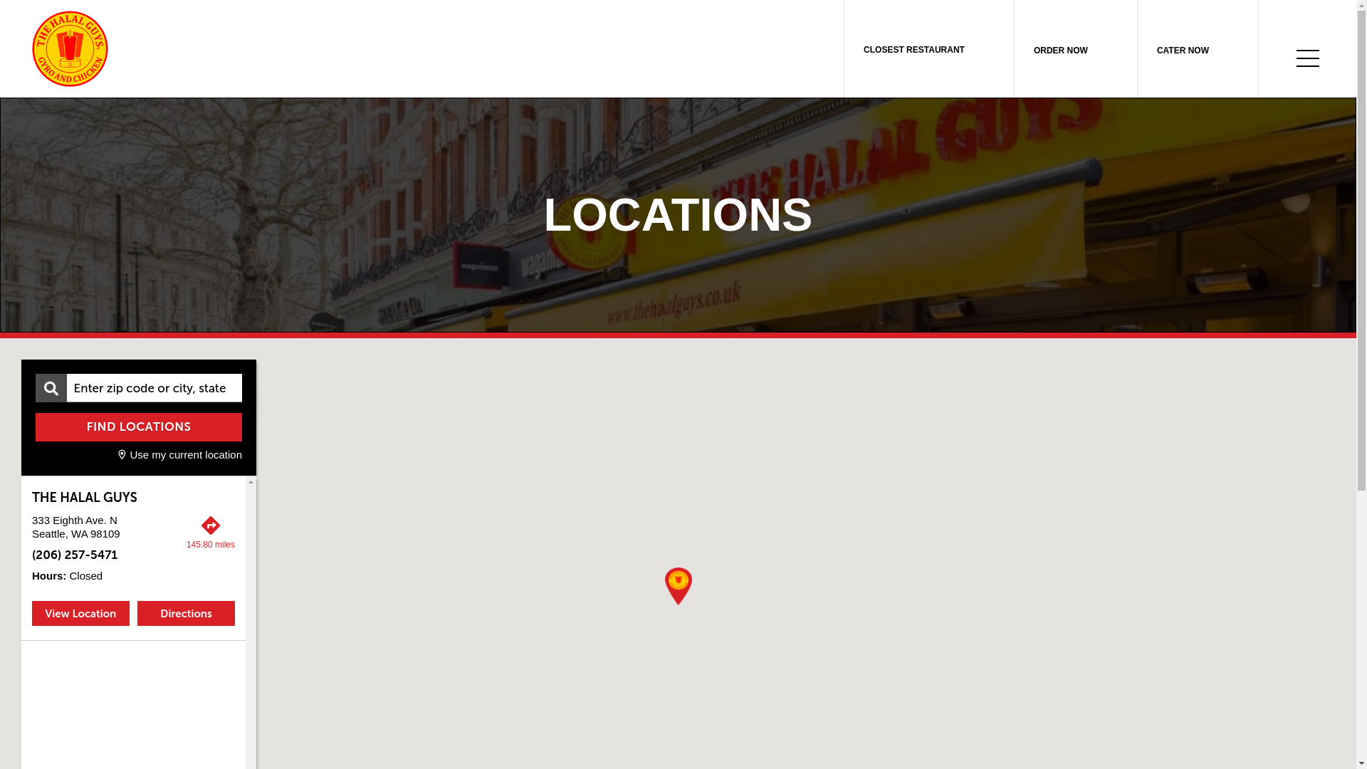 website screenshot of https://lp-halalguys.pages.dev/