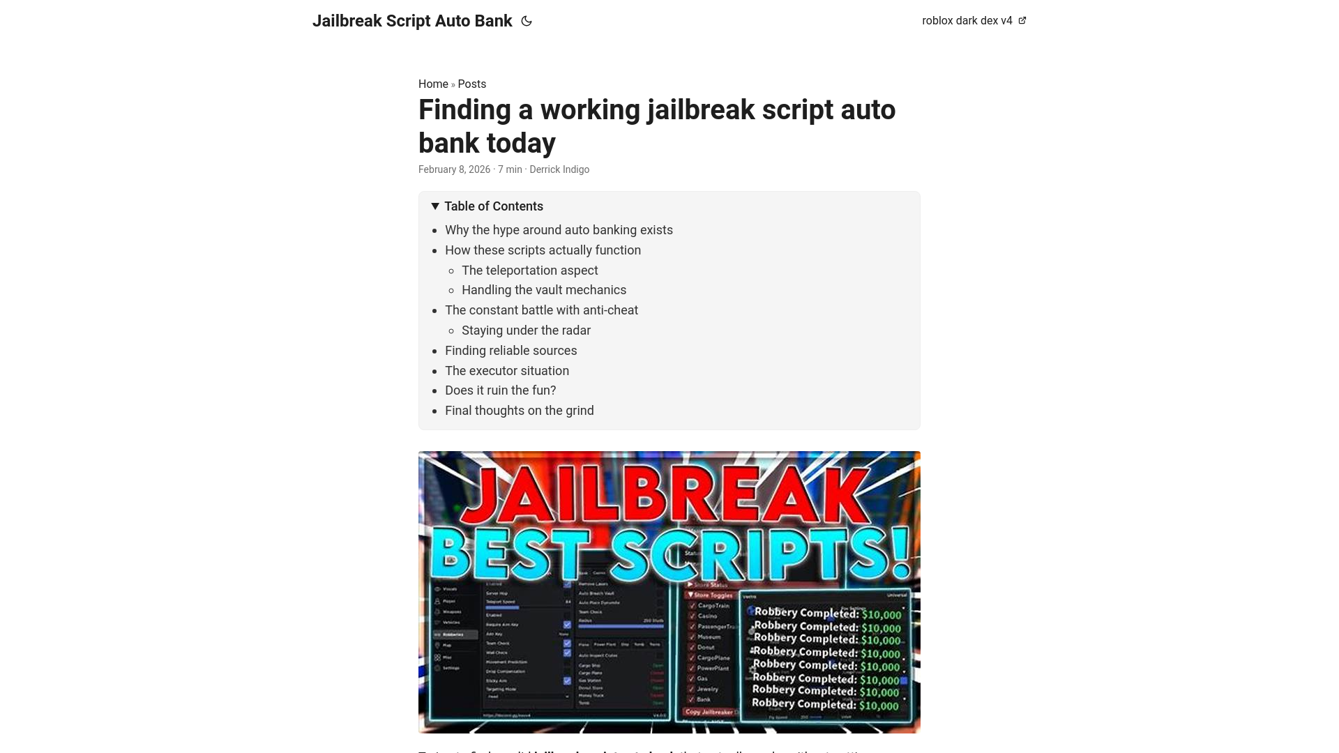 website screenshot of https://jailbreak-script-auto-bank.pages.dev/