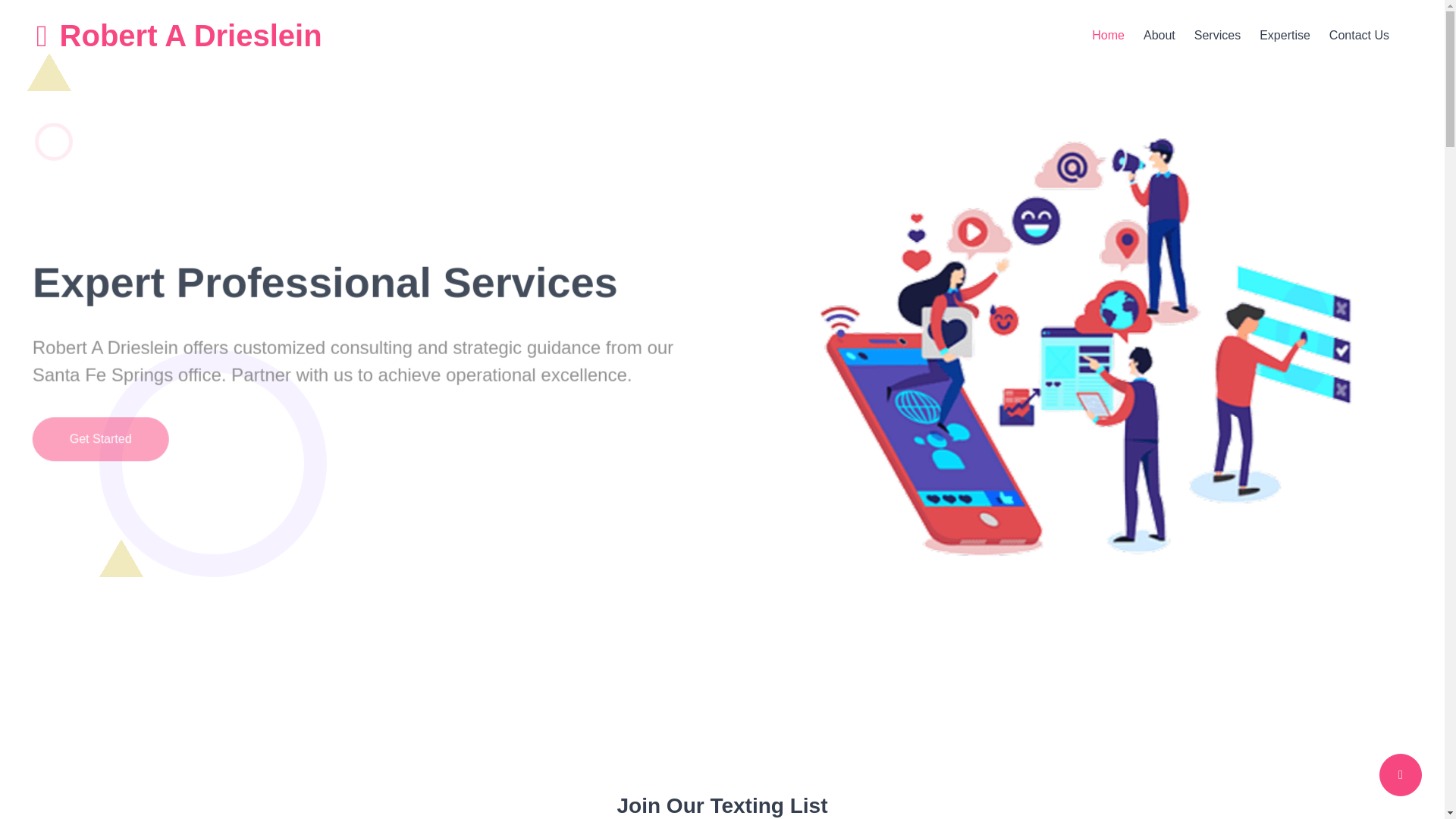 website screenshot of https://robertadrieslein.pages.dev/