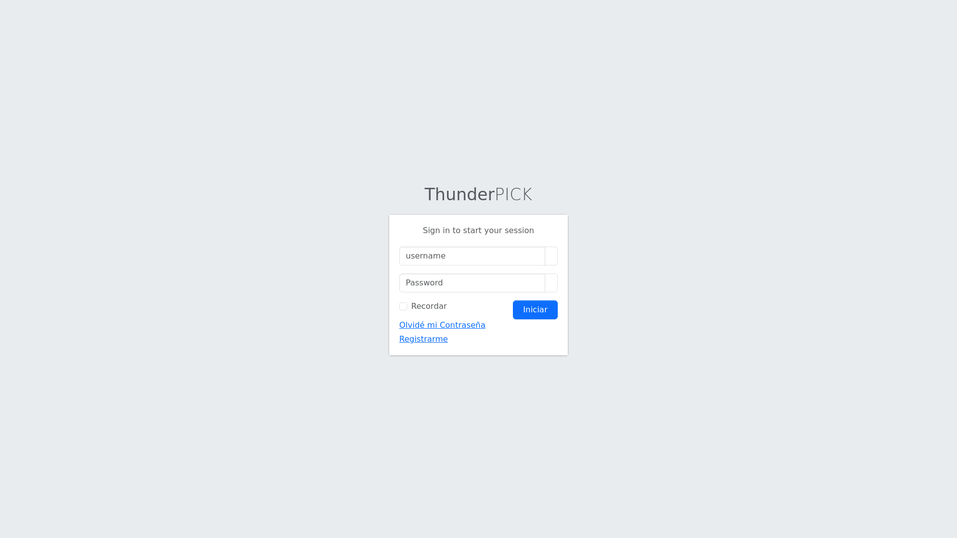 website screenshot of https://thunderpick777.com/