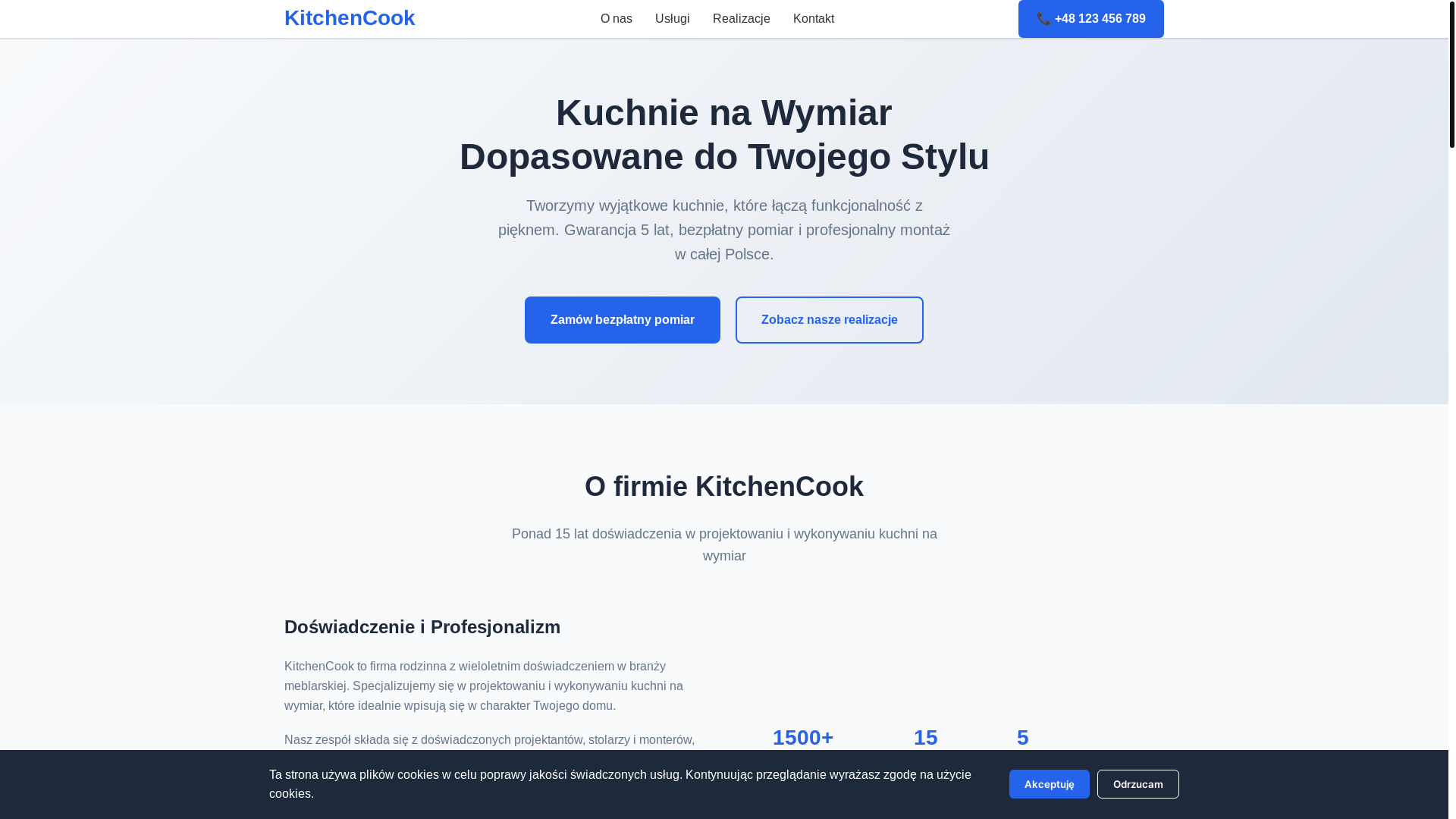 website screenshot of https://kitchencook.cyou/